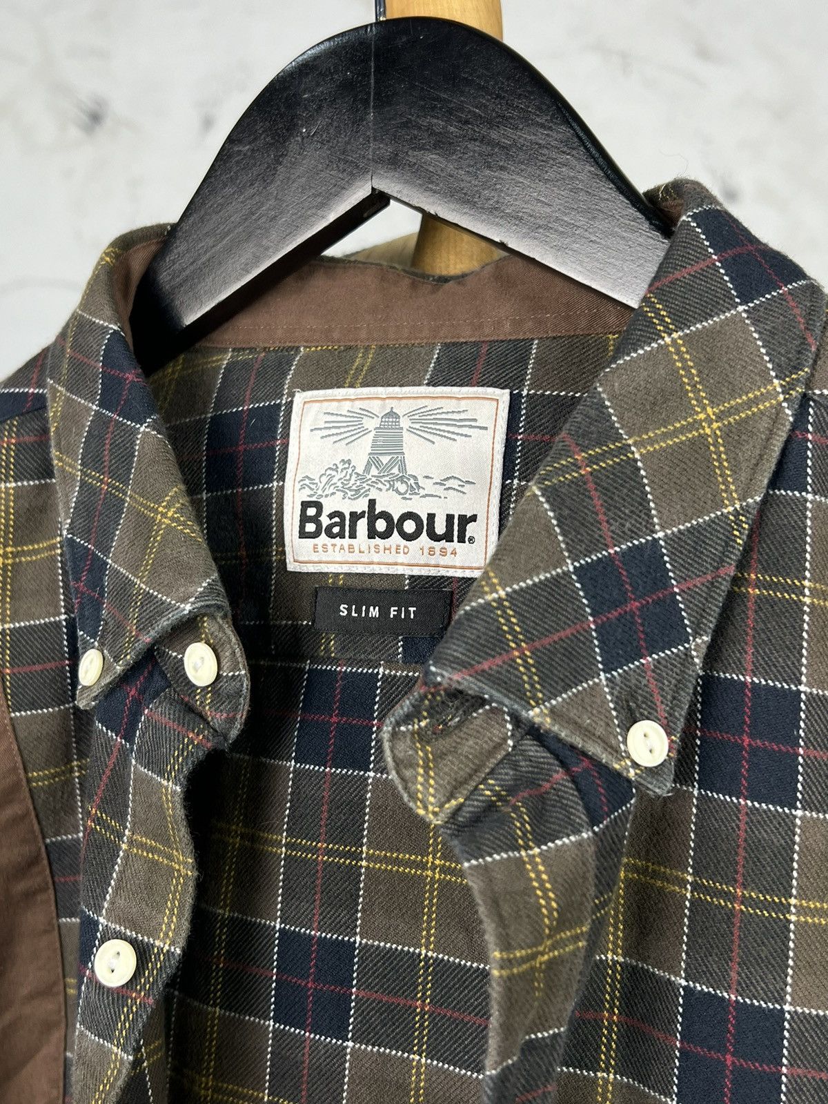 Barbour Vintage Barbour Button Shirt Size M - L Size US M / EU 48-50 / 2 - 6 Thumbnail