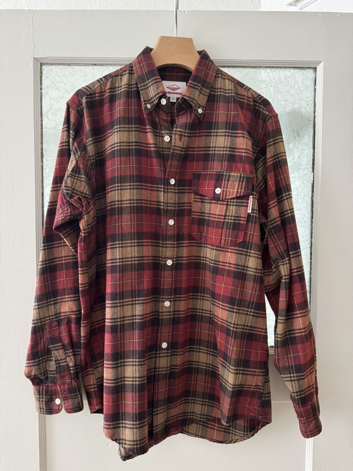 Battenwear Battenwear BD Scout Shirt / Red Brown Plaid - Small Size US S / EU 44-46 / 1 - 1 Thumbnail