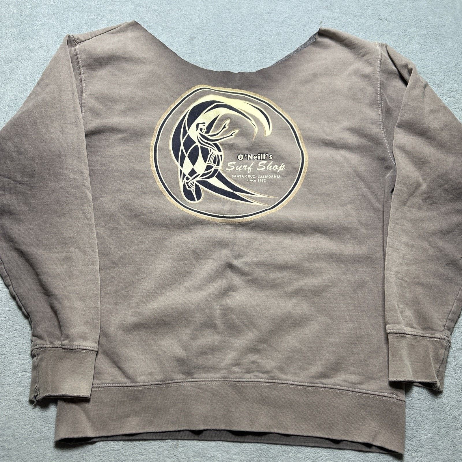 O'Neill Ripped Grunge Cut Collar Oneill Surf Sweater Small Crewneck Size US S / EU 44-46 / 1 - 15 Thumbnail