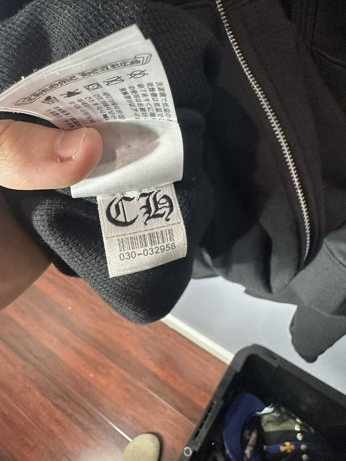 Chrome Hearts Chrome hearts thermal zip up Tbar logo hoodie Size US XXL / EU 58 / 5 - 4 Thumbnail