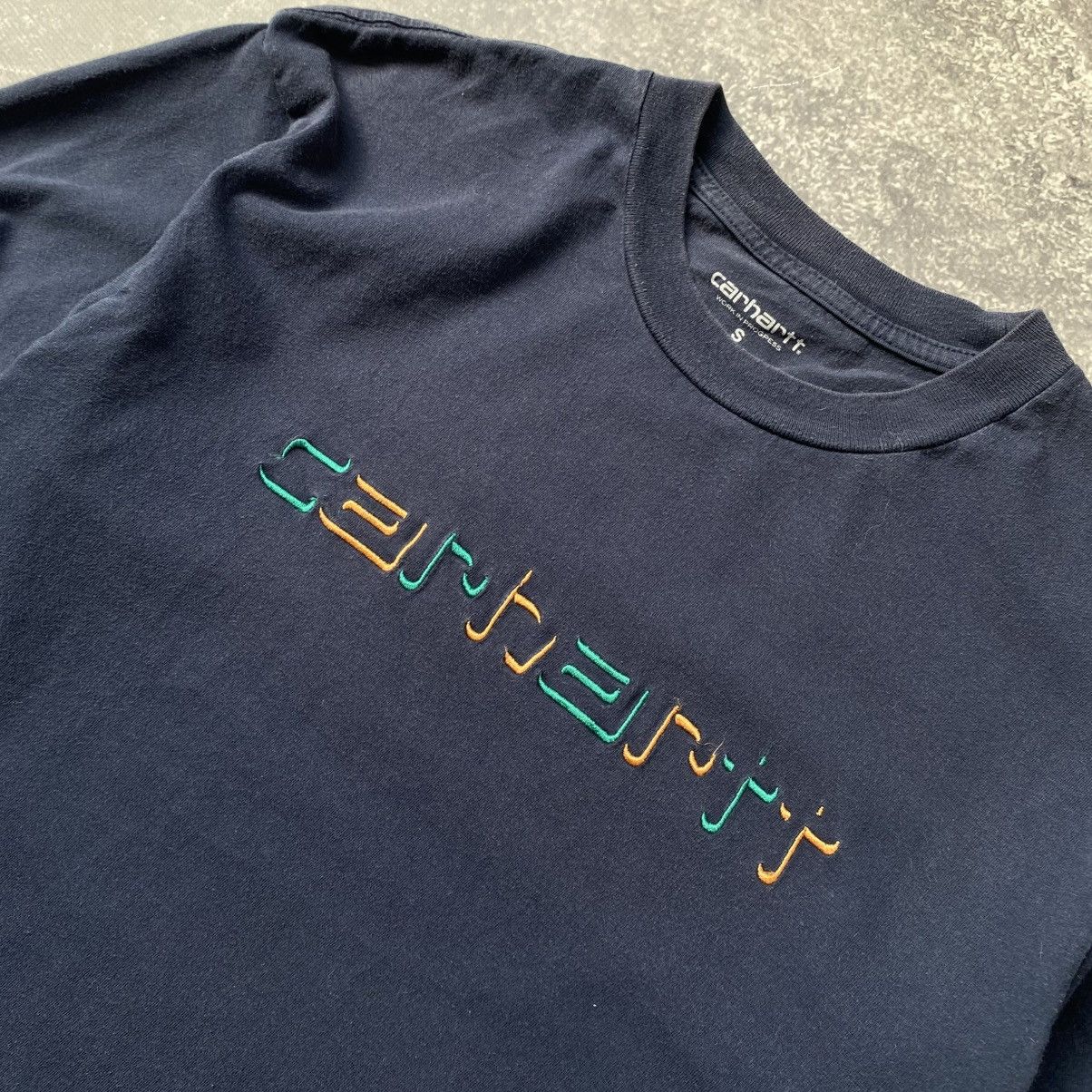 Carhartt Wip × Vintage Vintage Carhartt WIP Big logo y2k Streetwear tee Size US S / EU 44-46 / 1 - 3 Thumbnail