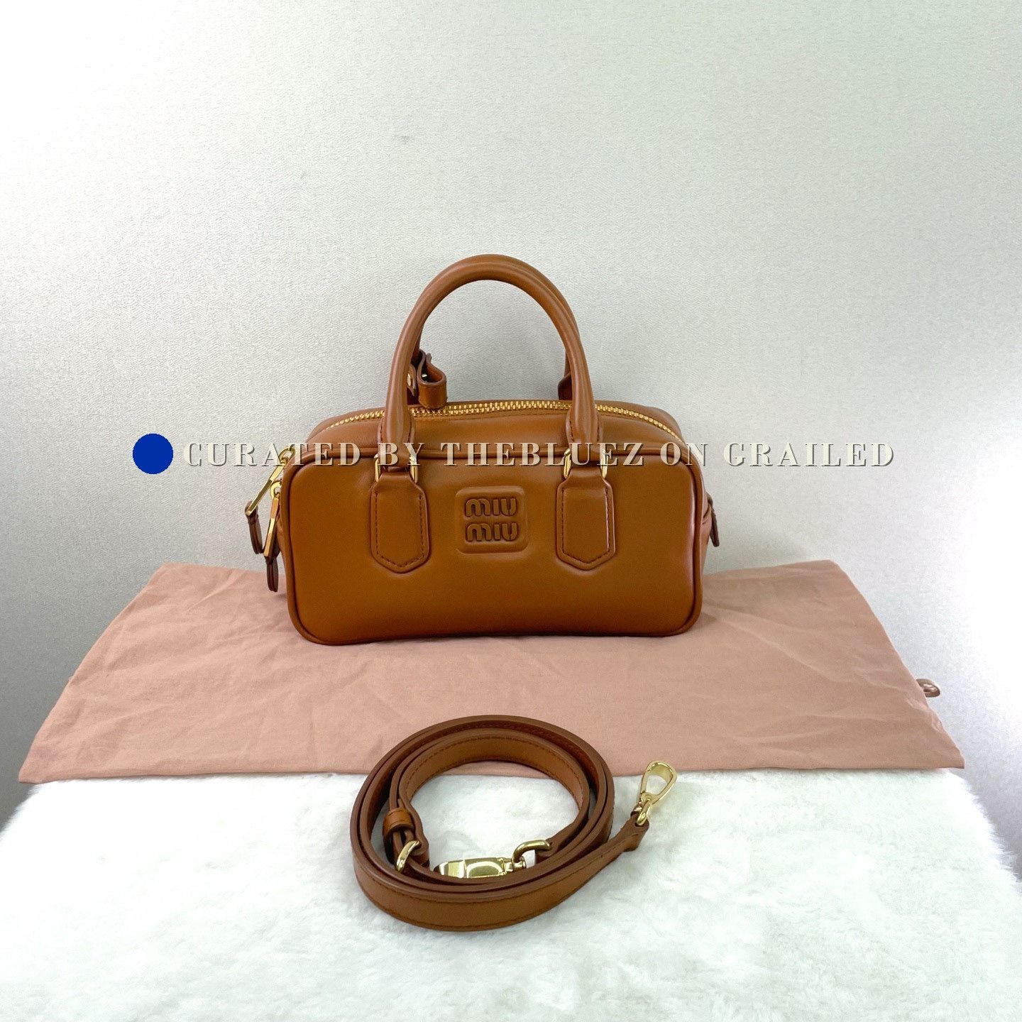Miu Miu Miu Miu Arcadie Leather Bowling Bag Size ONE SIZE - 1 Thumbnail