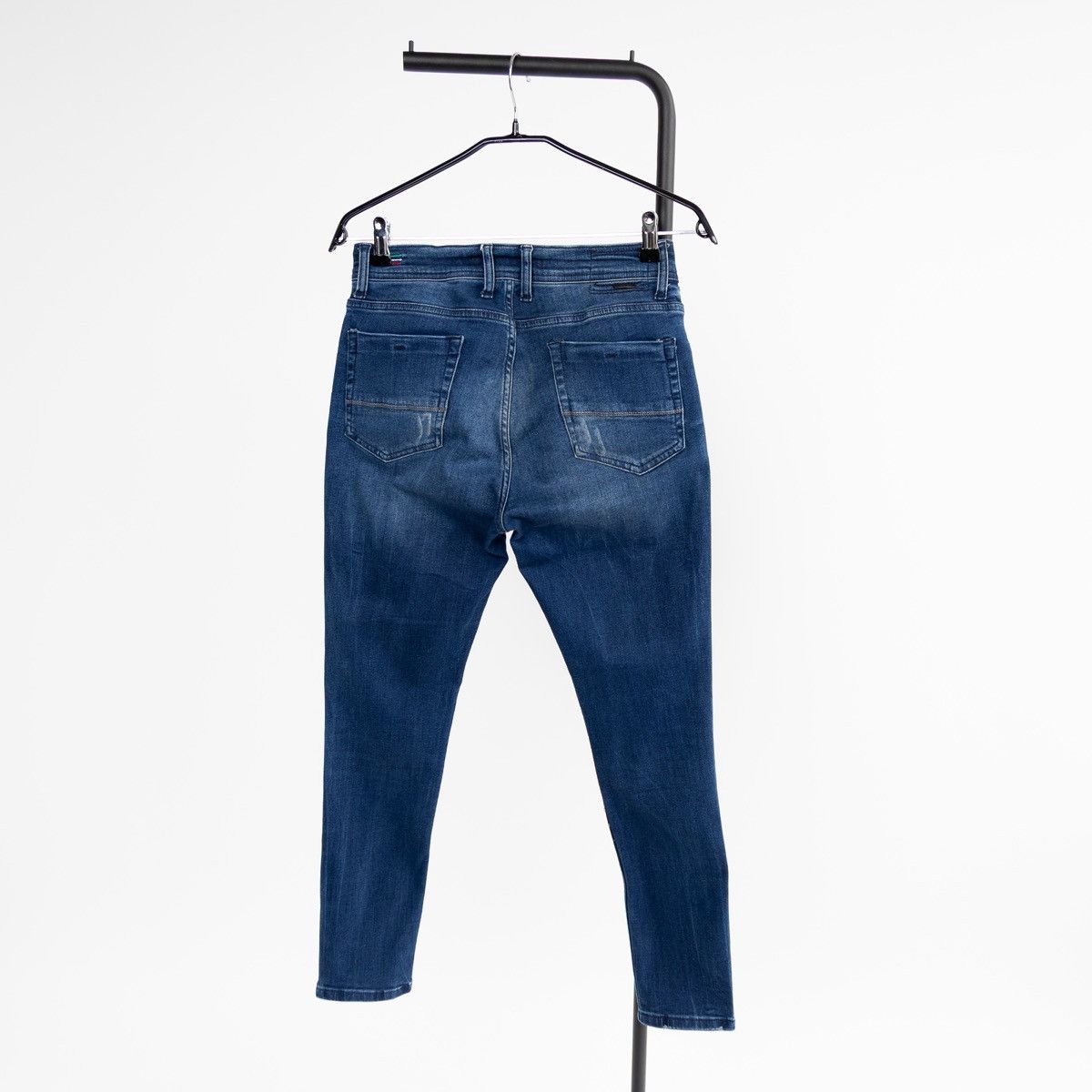 Diesel Diesel DNA Womens Blue Stretch Jeans Distressed Slim Fit Size 28" / US 6 / IT 42 - 2 Thumbnail
