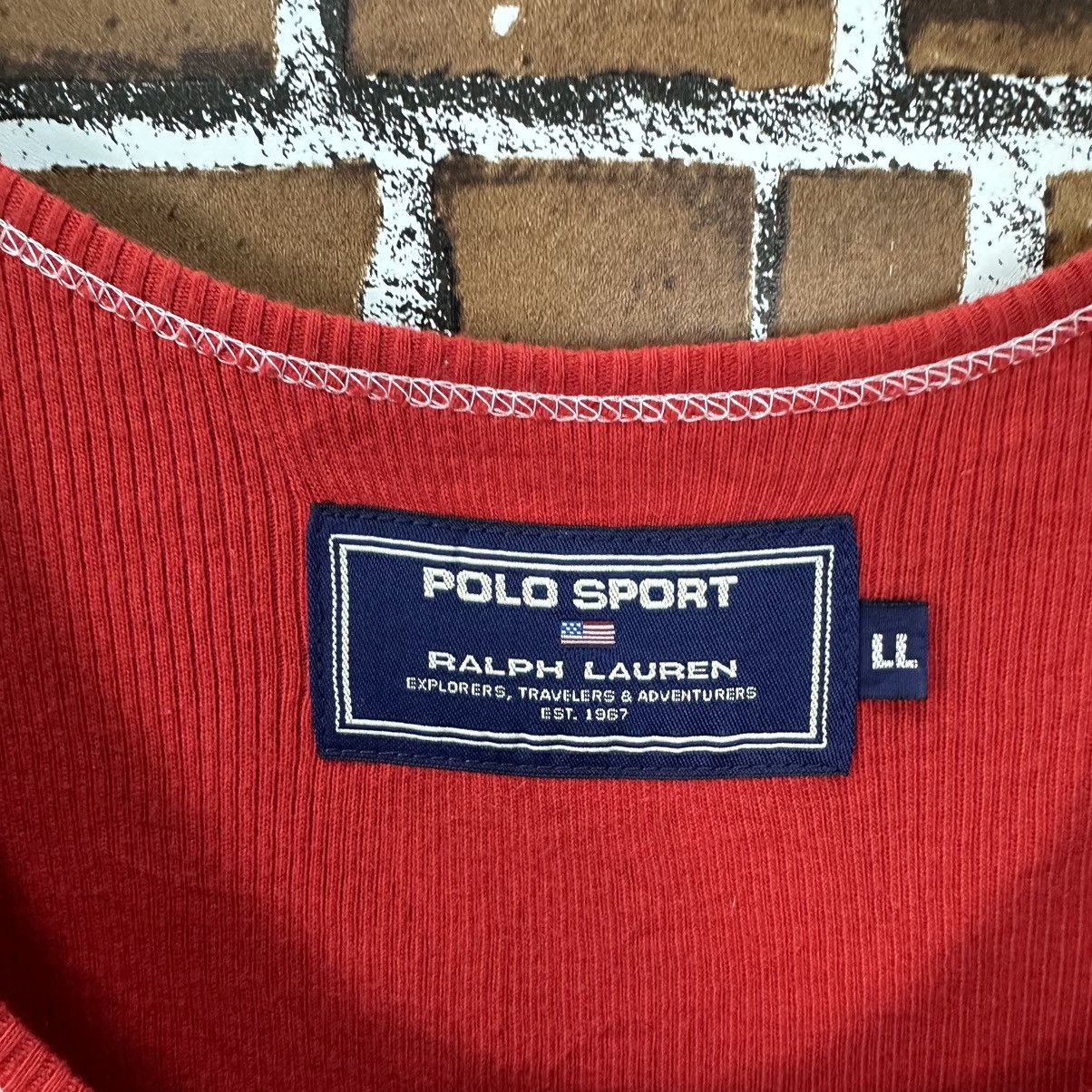 Polo Ralph Lauren Polo Sport Singlet Sleeveless Tank Tops A828 Size US L / EU 52-54 / 3 - 6 Thumbnail