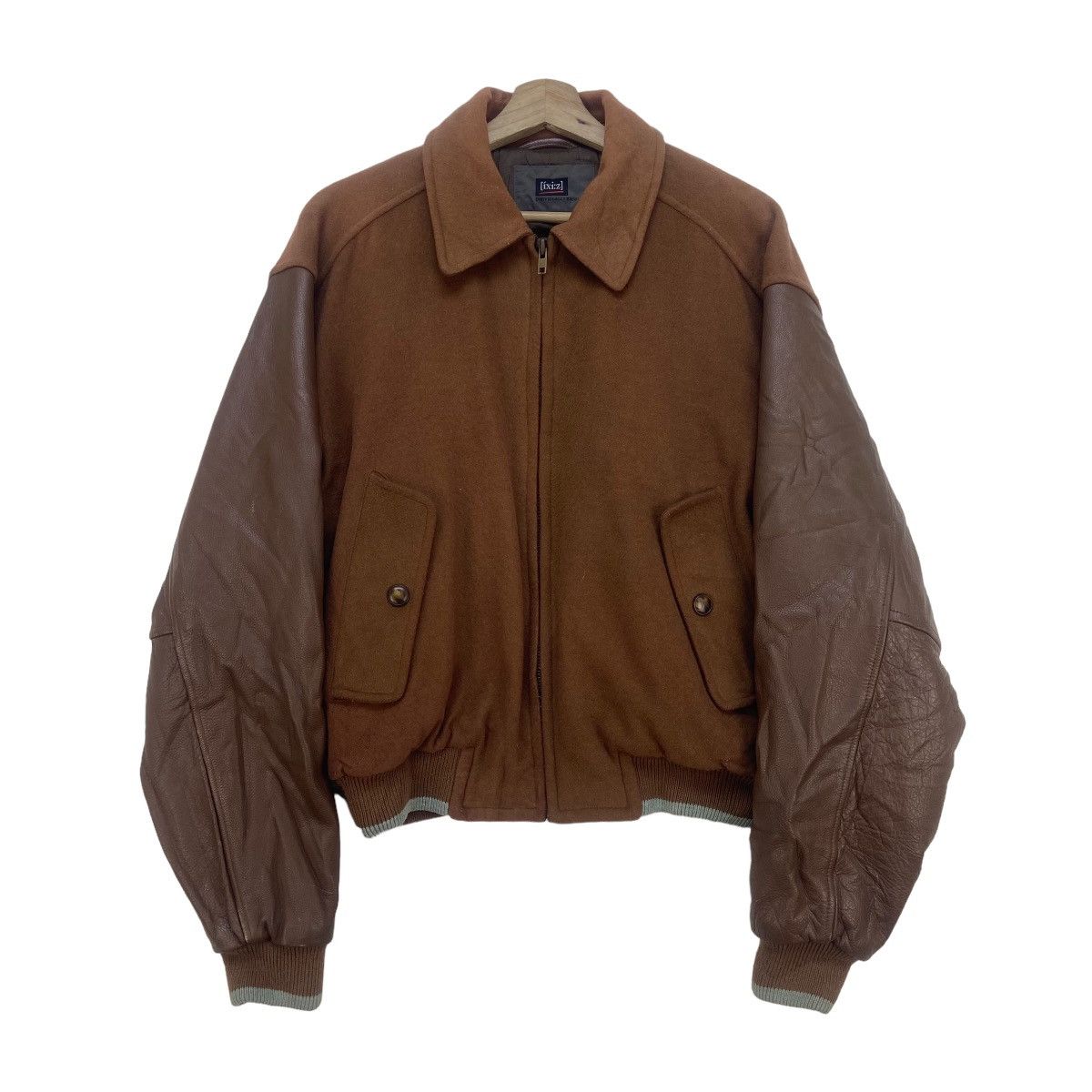 Japanese Brand Japanese Brand [ixi:z] Big Logo Varsity Jacket Size US S / EU 44-46 / 1 - 2 Thumbnail