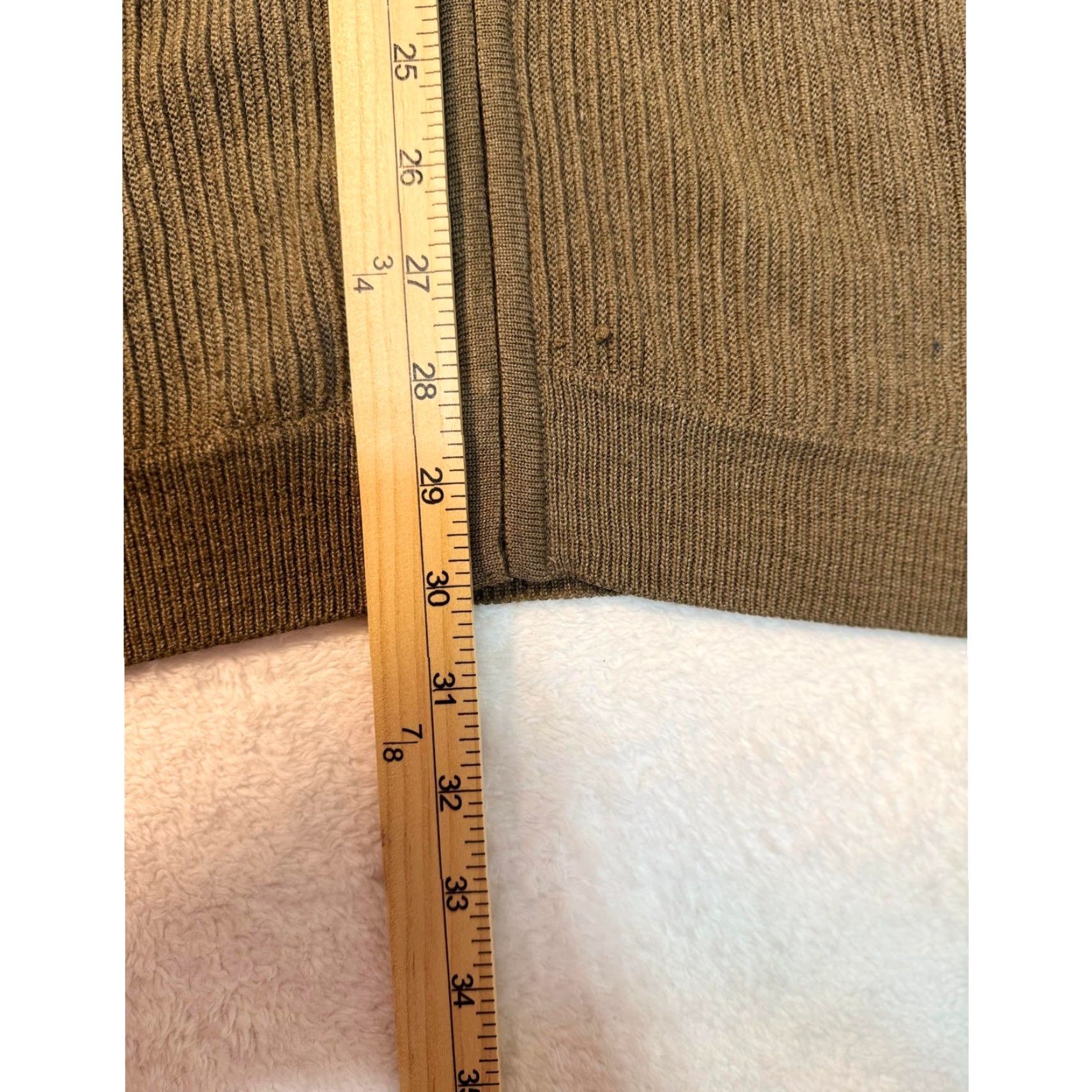 Izod IZOD Sweater Full Zip Mens XL Brown Wool Blend Mock Neck Australia Knit Pullover Casual Winter Fall Spring Size US XL / EU 56 / 4 - 7 Thumbnail