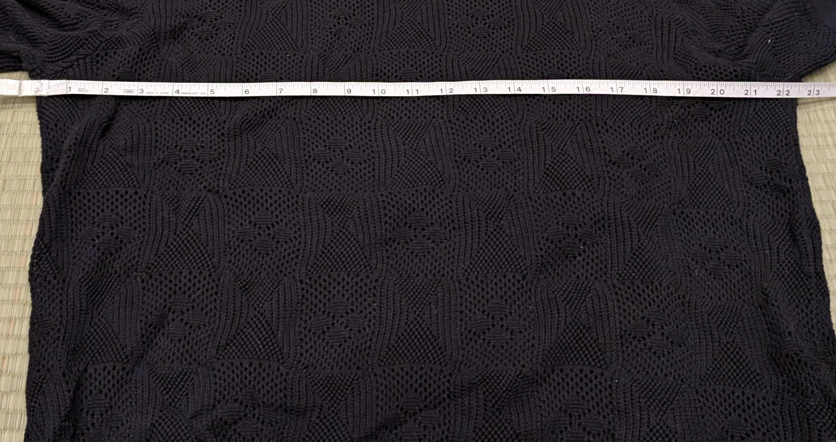 Kith Kith Tilden Crochet Shirt Black Cotton Blend Size US M / EU 48-50 / 2 - 6 Thumbnail