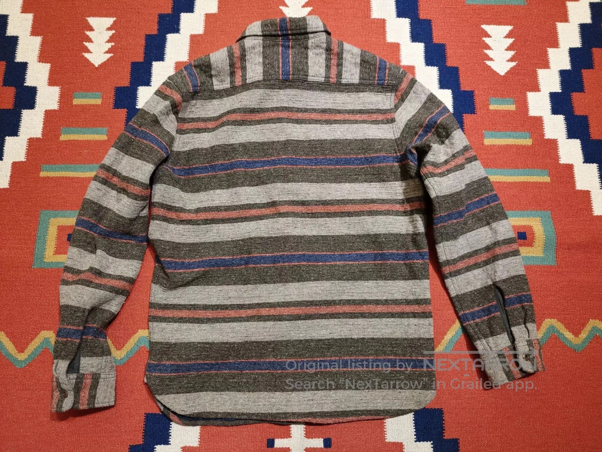 RRL Ralph Lauren Striped Double Cloth Workshirt. Size US M / EU 48-50 / 2 - 5 Thumbnail