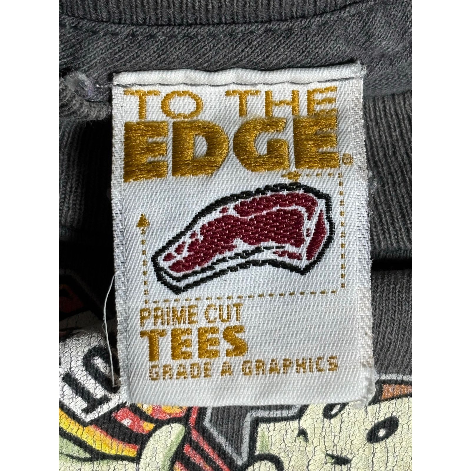 The Unbranded Brand To The Edge Graphic T Shirt Smile Now Cry Later Gray Tee M Size US M / EU 48-50 / 2 - 6 Thumbnail