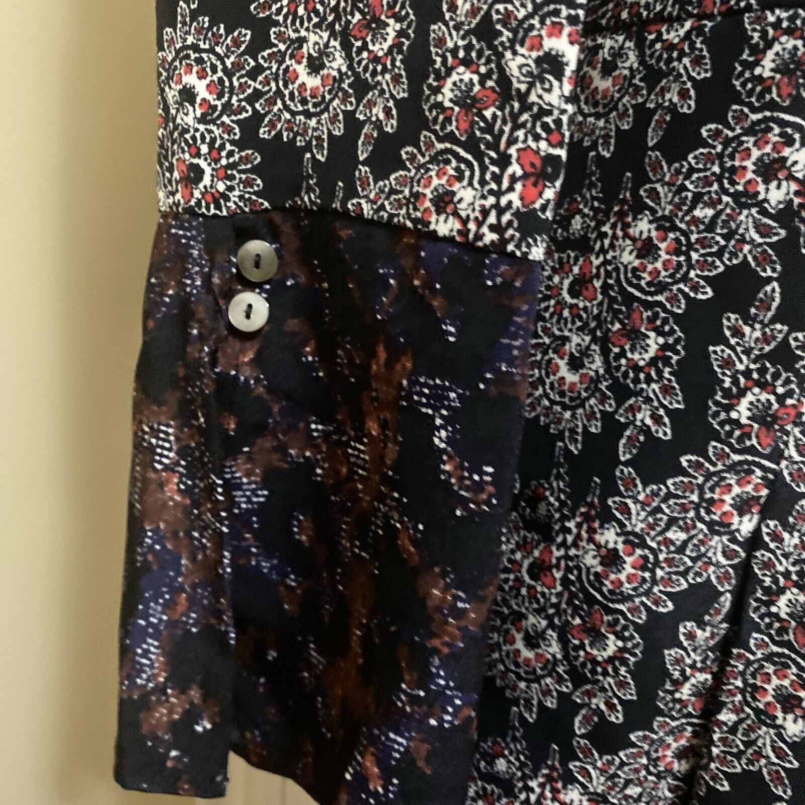 Derek Lam 10 Crosby Derek Lam 10 Crosby 3/4 sleeve floral print dress size 4 Size S / US 4 / IT 40 - 2 Thumbnail