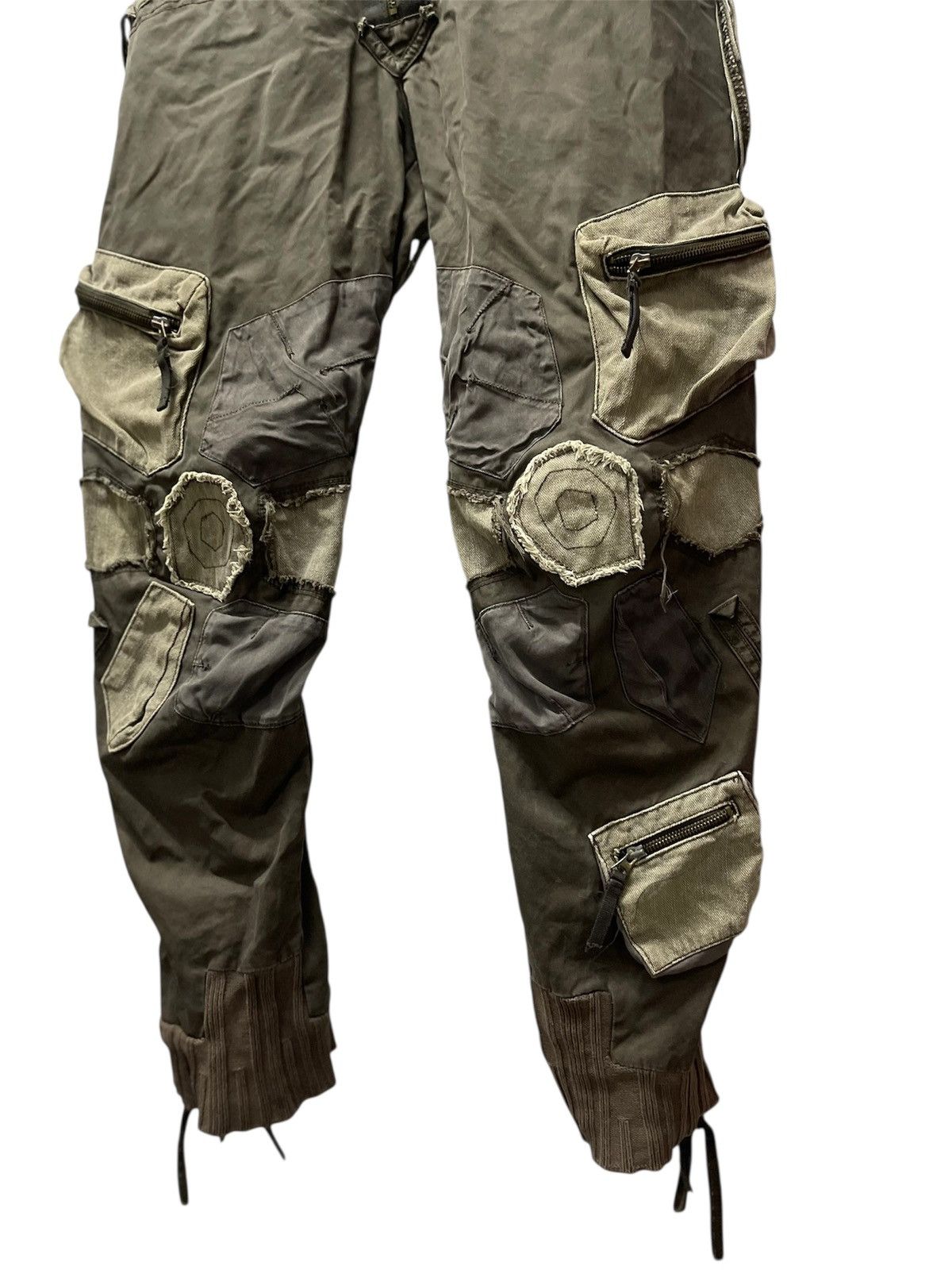 Marithe + Francois Girbaud 2000s Marithe+Francois Girbaud Bondage Cargo Pants Size US 32 / EU 48 - 2 Thumbnail
