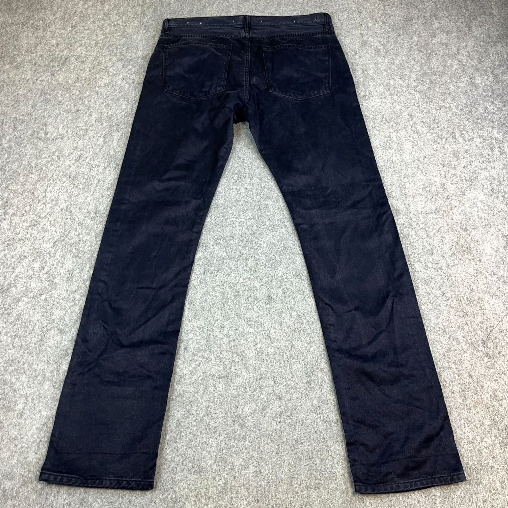 Reiss Reiss Drake Jeans Slim Tapered 32 Dark Blue 100% Cotton Zip Fly Denim Men Jeans Slim 32 Size US 32 / EU 48 - 2 Thumbnail