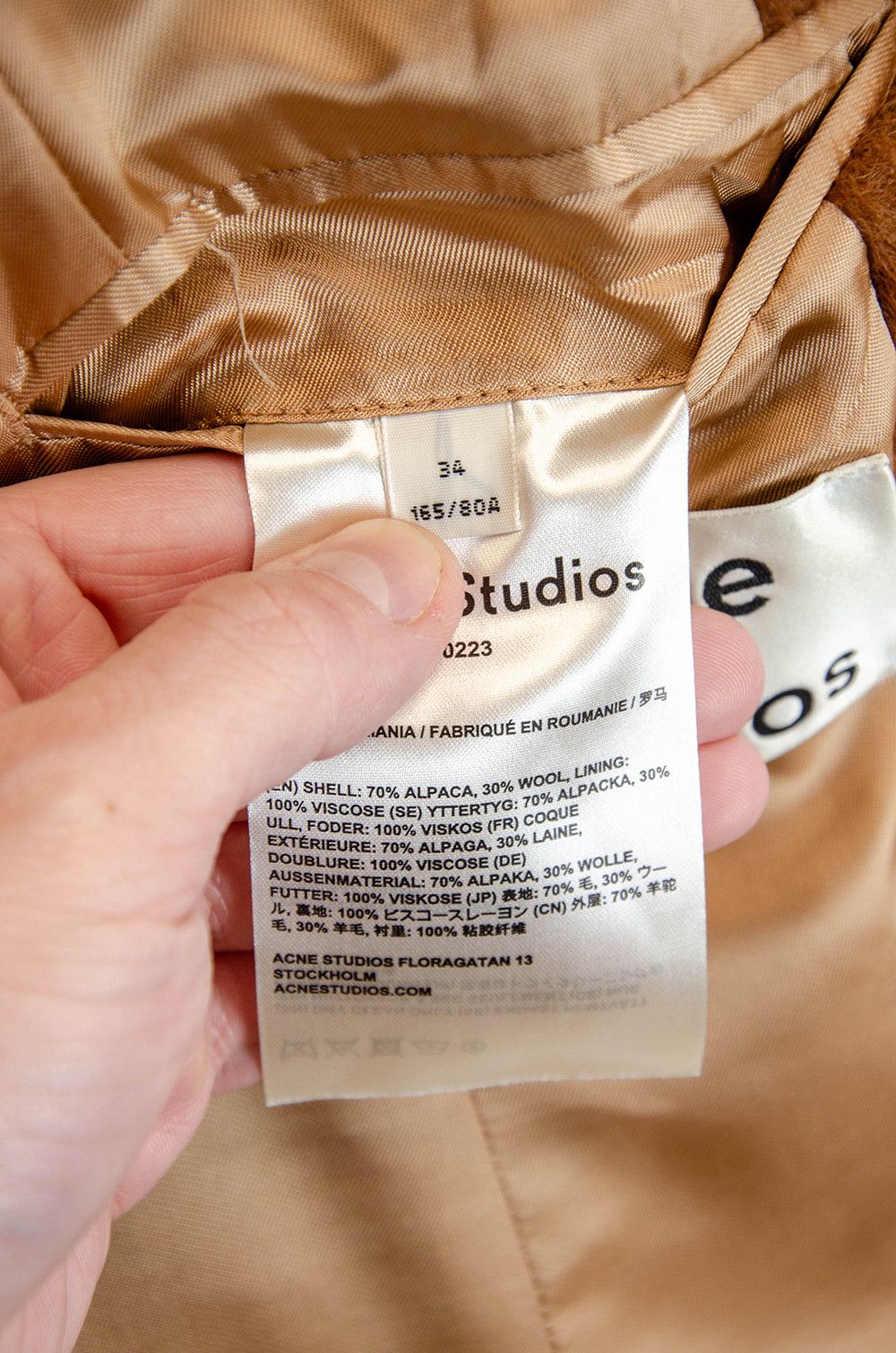 Acne Studios Acne Studios Alpaca Wool Coat – Size 34 (Made in Romania) Size XXS / US 00 / IT 34 - 13 Thumbnail