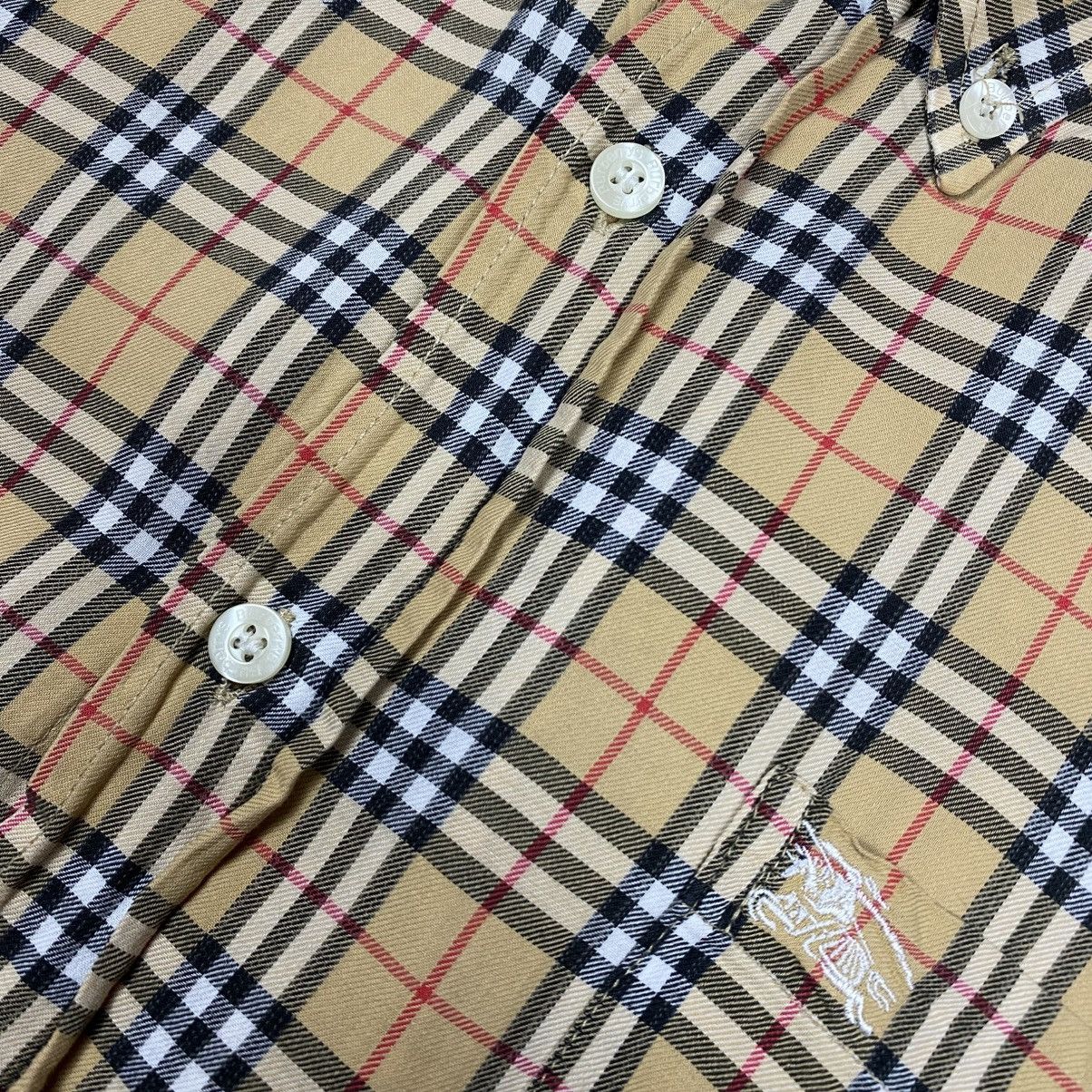 Burberry Burberry Nova Check Shorts Sleeve Shirts Size US XL / EU 56 / 4 - 5 Thumbnail