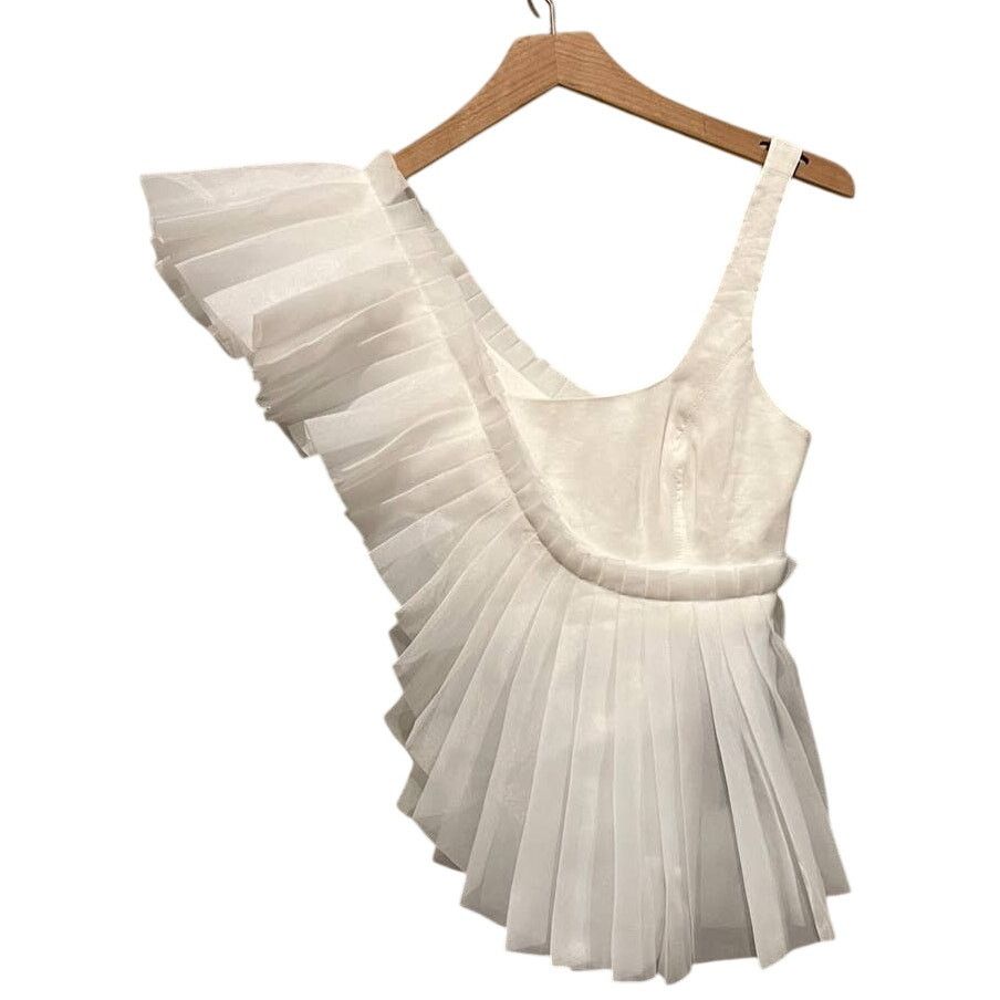 Aje NWT Aje Orbit Sculptural Pleated Top (UK/AU 4 = US 0) Size XS / US 0-2 / IT 36-38 - 5 Thumbnail