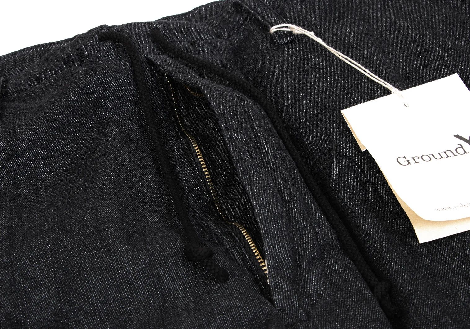 Yohji Yamamoto Repair Design Denim Pants in Black Size 3 Size US 34 / EU 50 - 6 Thumbnail