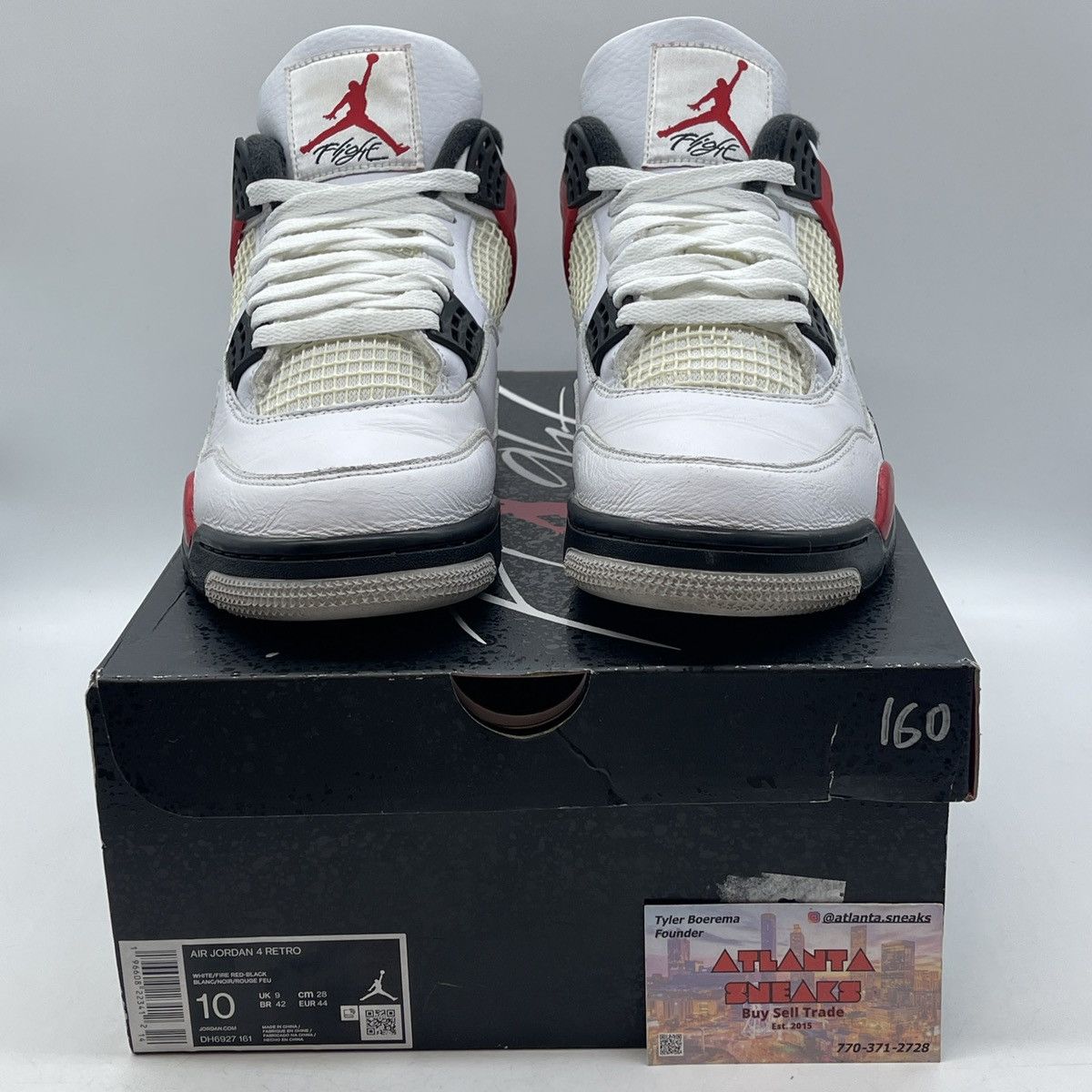 Jordan Brand Air Jordan 4 red cement Size US 10 / EU 43 - 2 Thumbnail