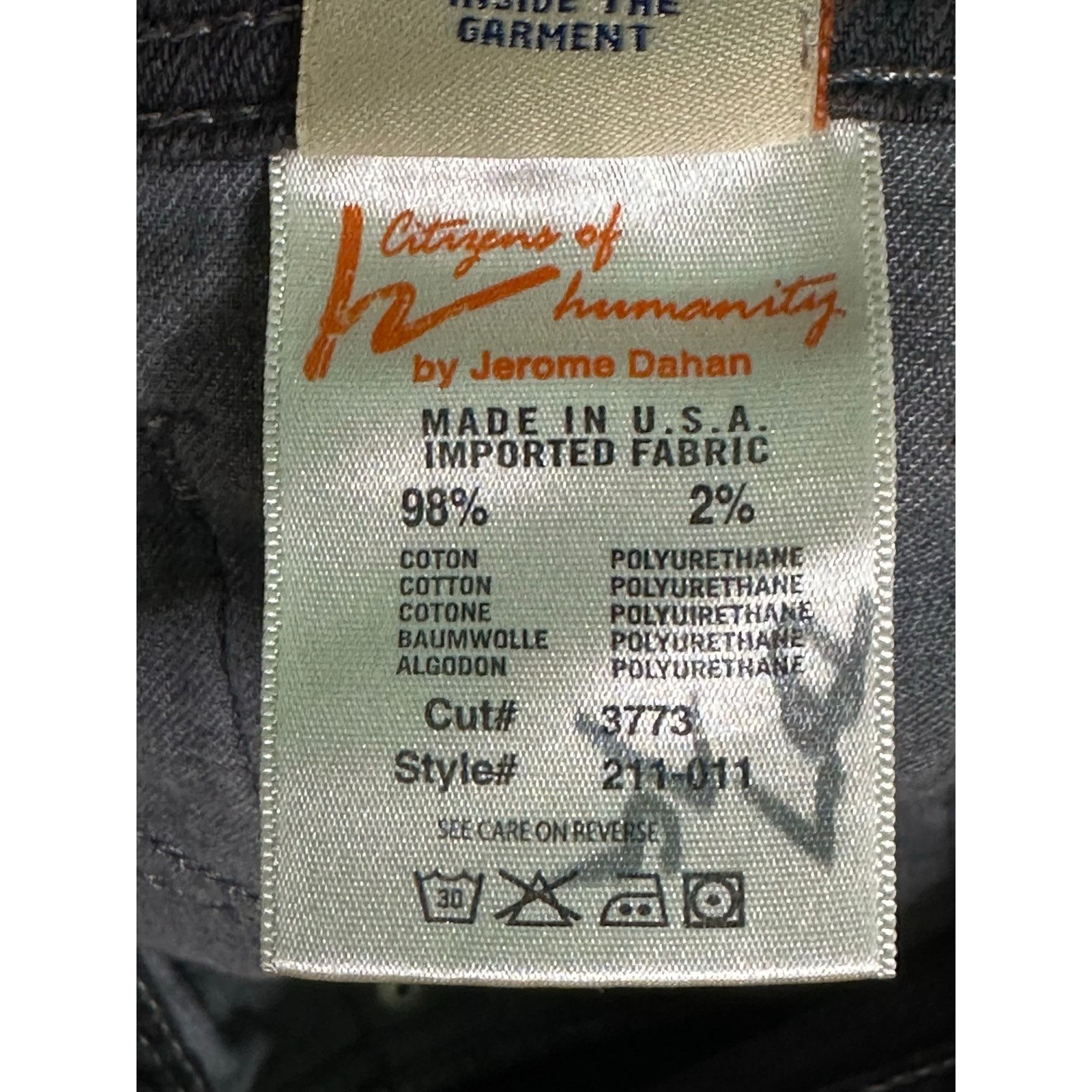 Citizens Of Humanity Citizen of Humanity Saint 211 Zip Ankle Jeans size 24 - 0 Size 25" / US 0 / IT 36 - 4 Thumbnail