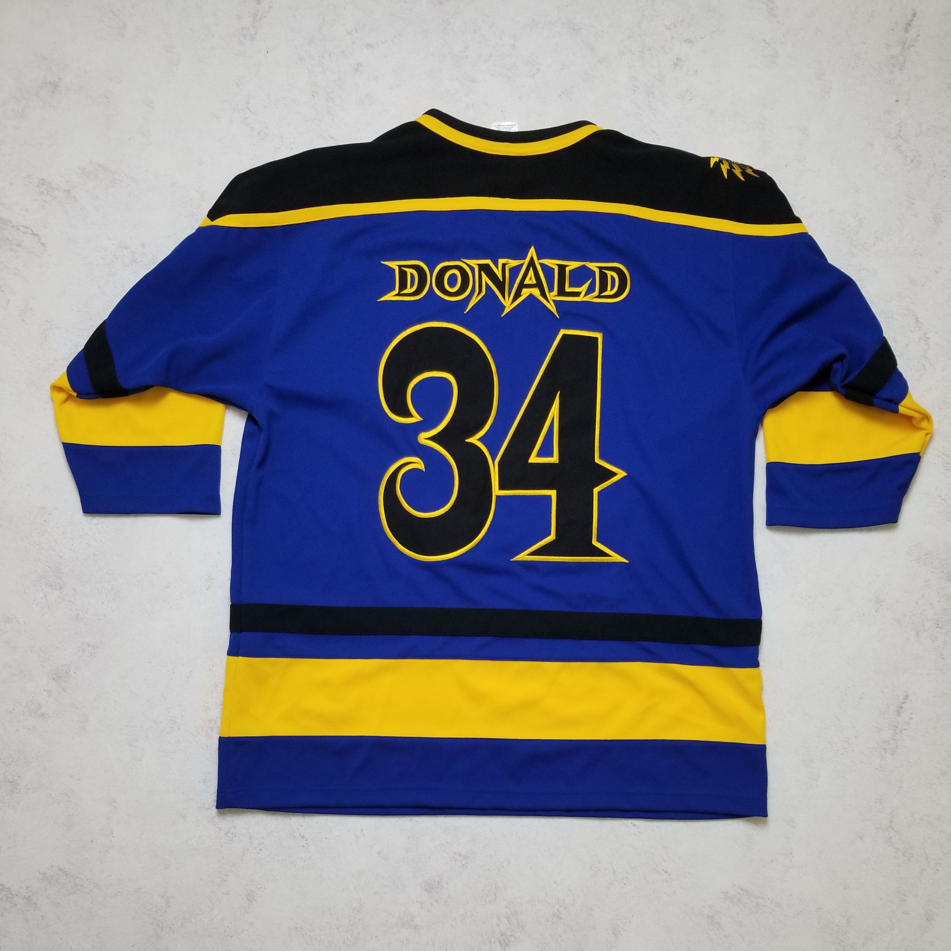 Disney Walt Disney World Kids Donald's Destroyers Hockey Jersey Size US L / EU 52-54 / 3 - 3 Thumbnail