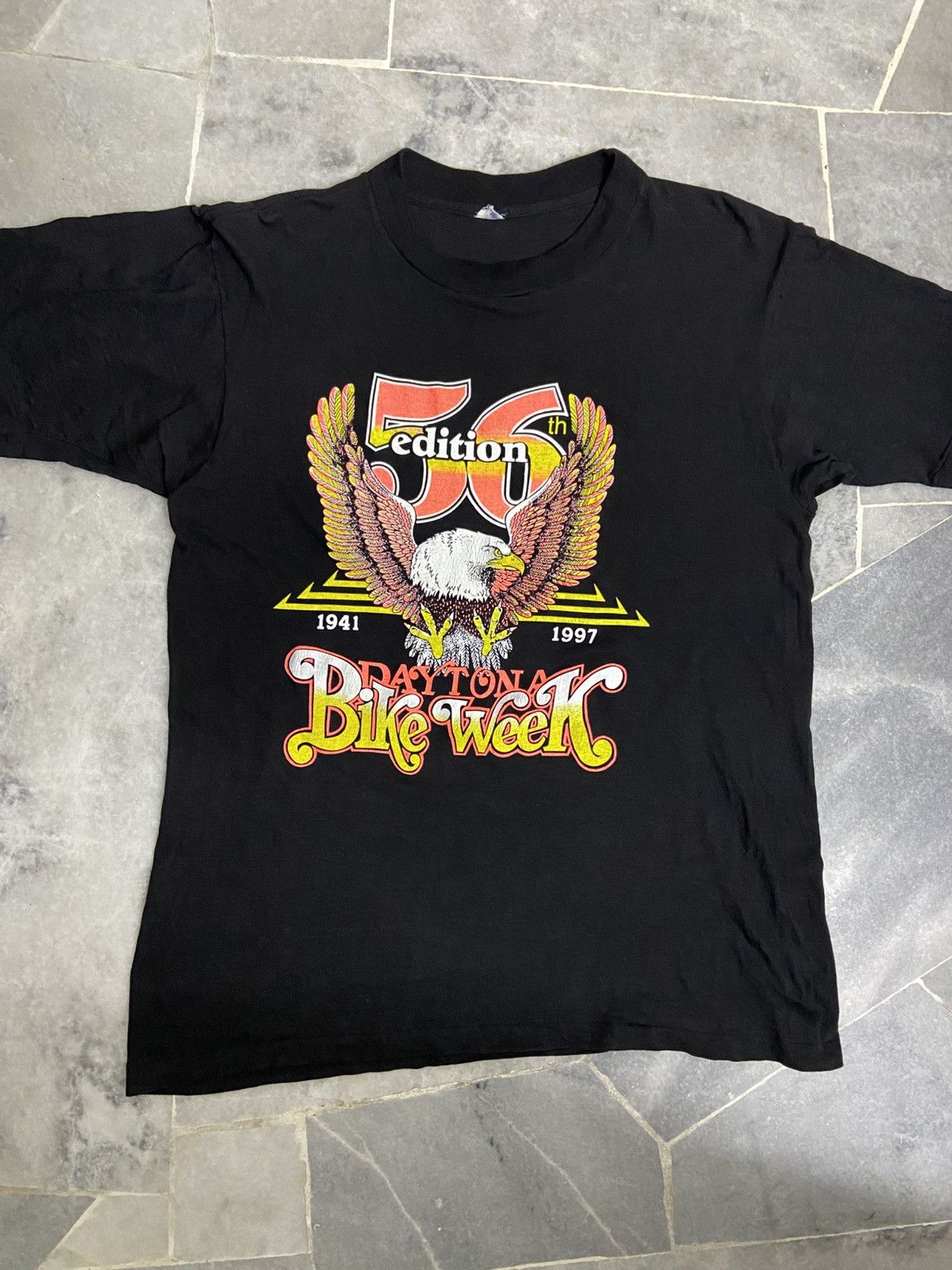 Harley Davidson Harley Davidson Vintage Tee 56 Years Bike Week Daytona Shirt Size US L / EU 52-54 / 3 - 6 Thumbnail