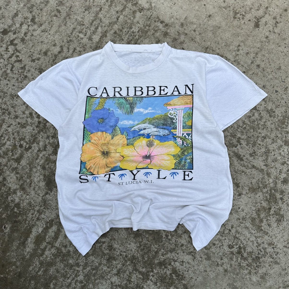 Grailed VTG Japanese Style Caribbean Style Single Stitch Tee 90s Size US L / EU 52-54 / 3 - 1 Thumbnail