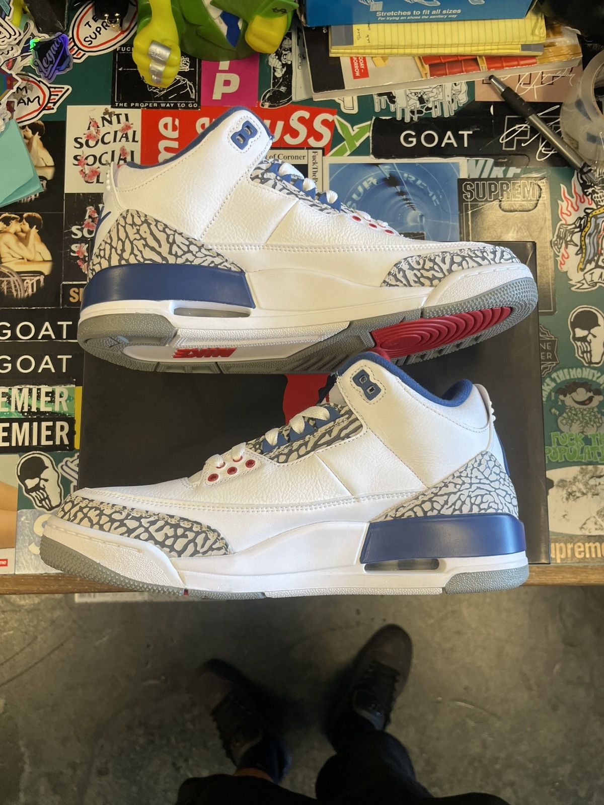 Jordan Brand Jordan 3 True Blue (2016) Size US 9.5 / EU 42-43 - 3 Thumbnail
