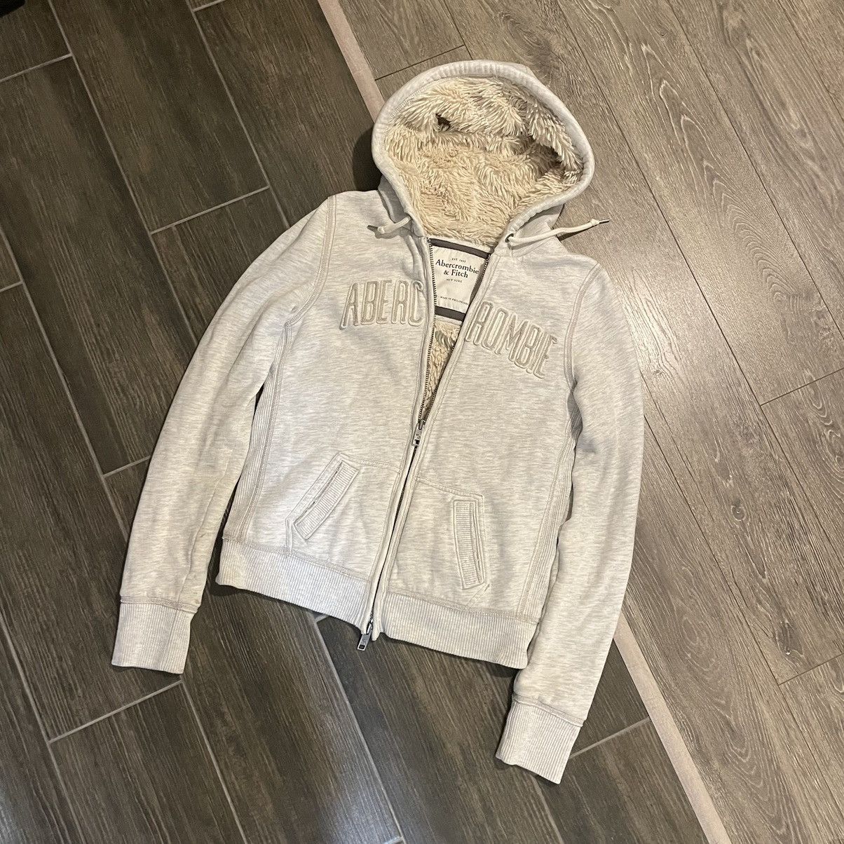 Hysteric Glamour × If Six Was Nine × Le Grande Bleu (L.G.B.) Abercrombie  teddy sherpa Nine Faux Fur Zip Hoodie Jacket | Grailed