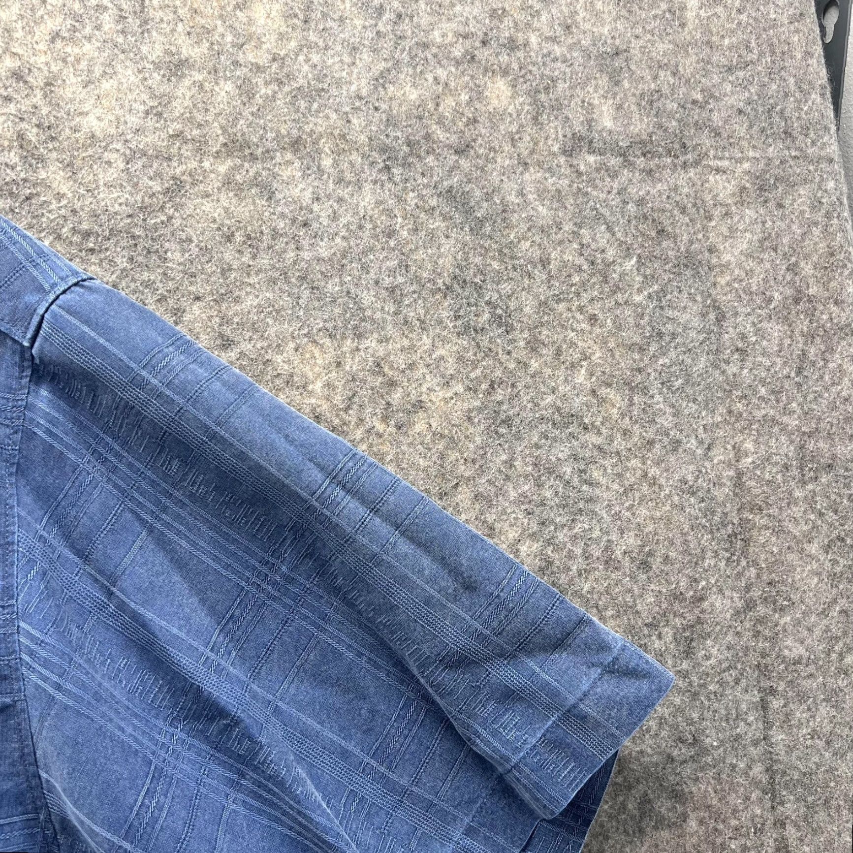 Tommy Bahama Tommy Bahama Shirt Men L Glen Check Blue Silk Button-Down Casual Preppy Size US L / EU 52-54 / 3 - 4 Thumbnail