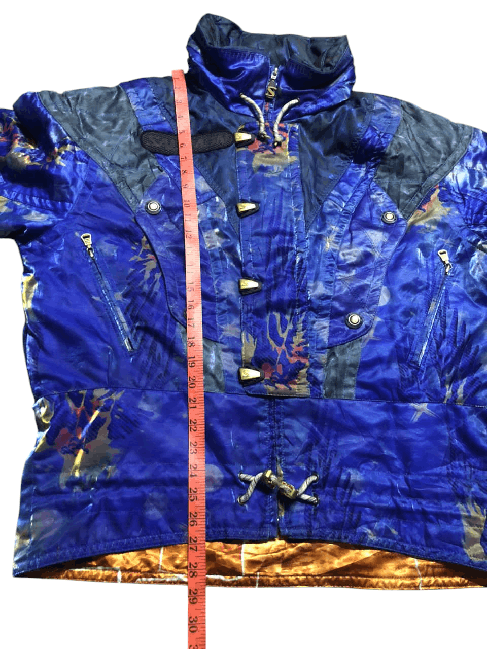 Salomon Vintage SALOMON FRANCE SKI GEAR AOP Winter Jacket Size US L / EU 52-54 / 3 - 19 Thumbnail