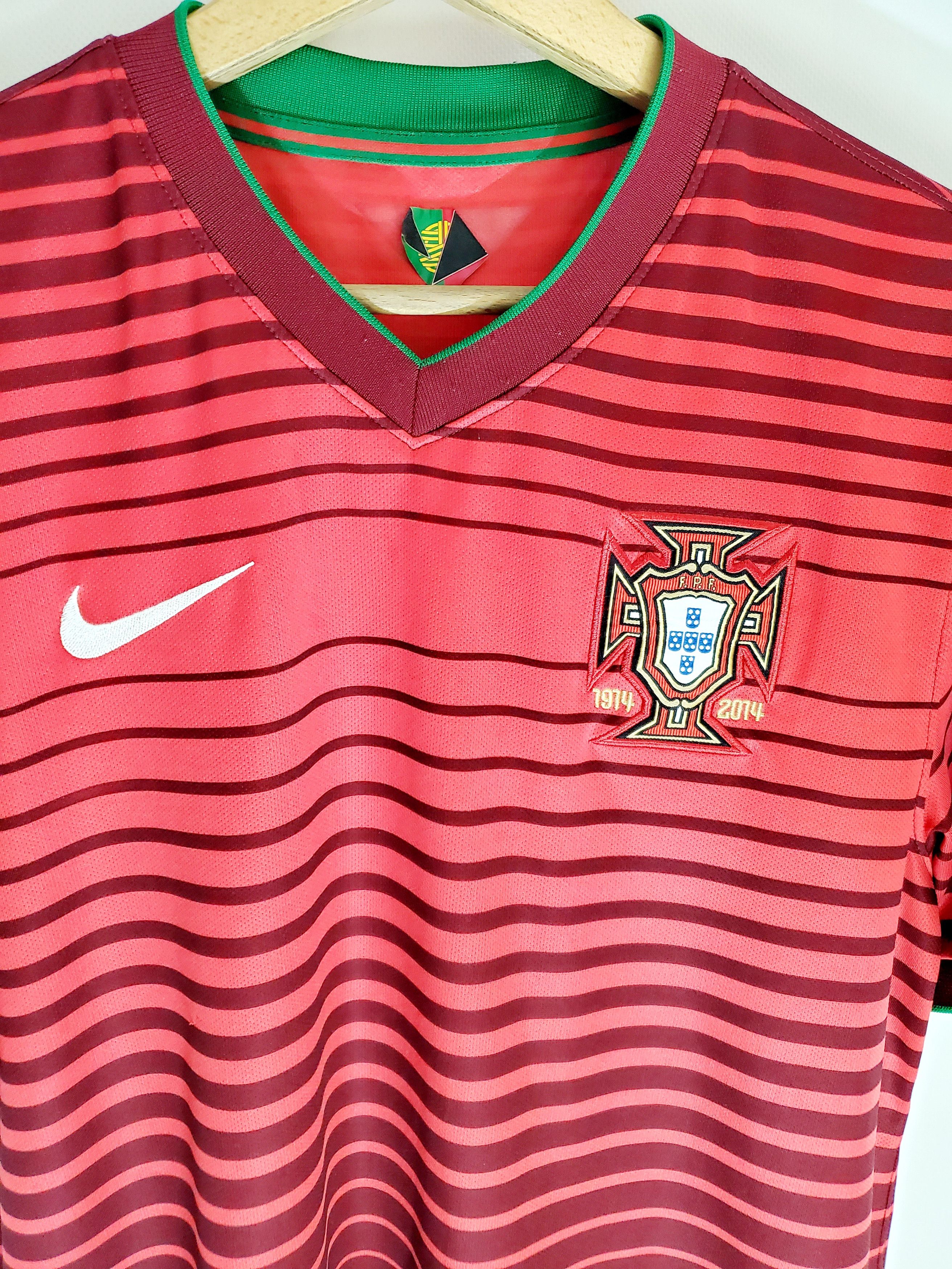 Nike × Vintage 2014-15 Portugal Home Nike soccer Jersey perfect condition M Size US M / EU 48-50 / 2 - 2 Thumbnail