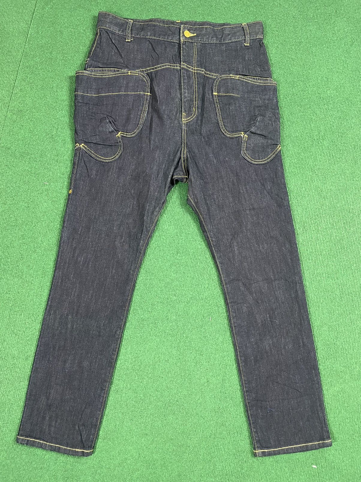 mercibeaucoup Mercibeaucoup Multi Pockets Rare Design Jeans Size US 33 - 1 Thumbnail