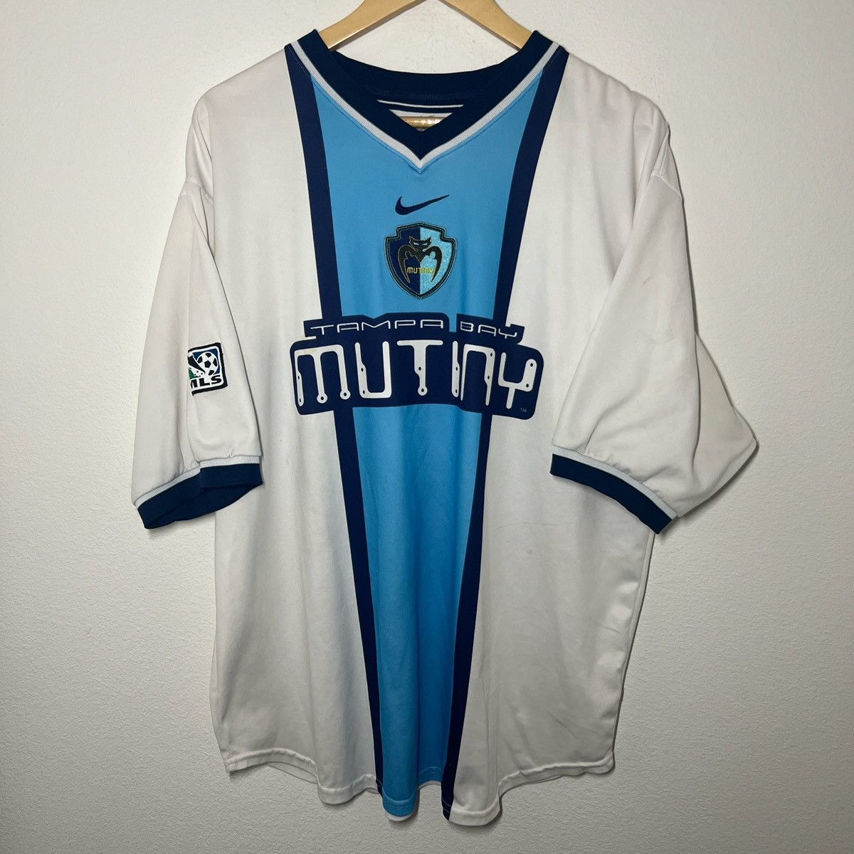 Oldfootballshirts Tampa Bay Mutiny Shirt 1998 Nike Tampa Bay