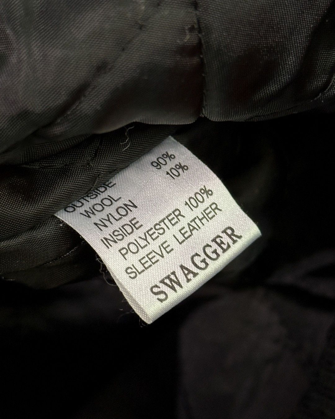 PHENOMENON 1990s Swarovski Medieval Knight Leather Sleeve Letterman Size US L / EU 52-54 / 3 - 10 Thumbnail