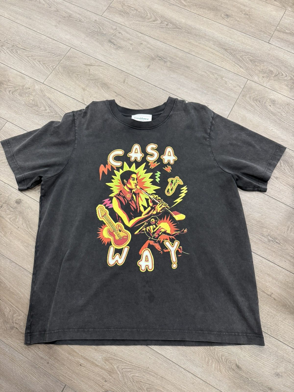Casablanca Casablanca Way Logo T-Shirt Size US XXL / EU 58 / 5 - 1 Thumbnail