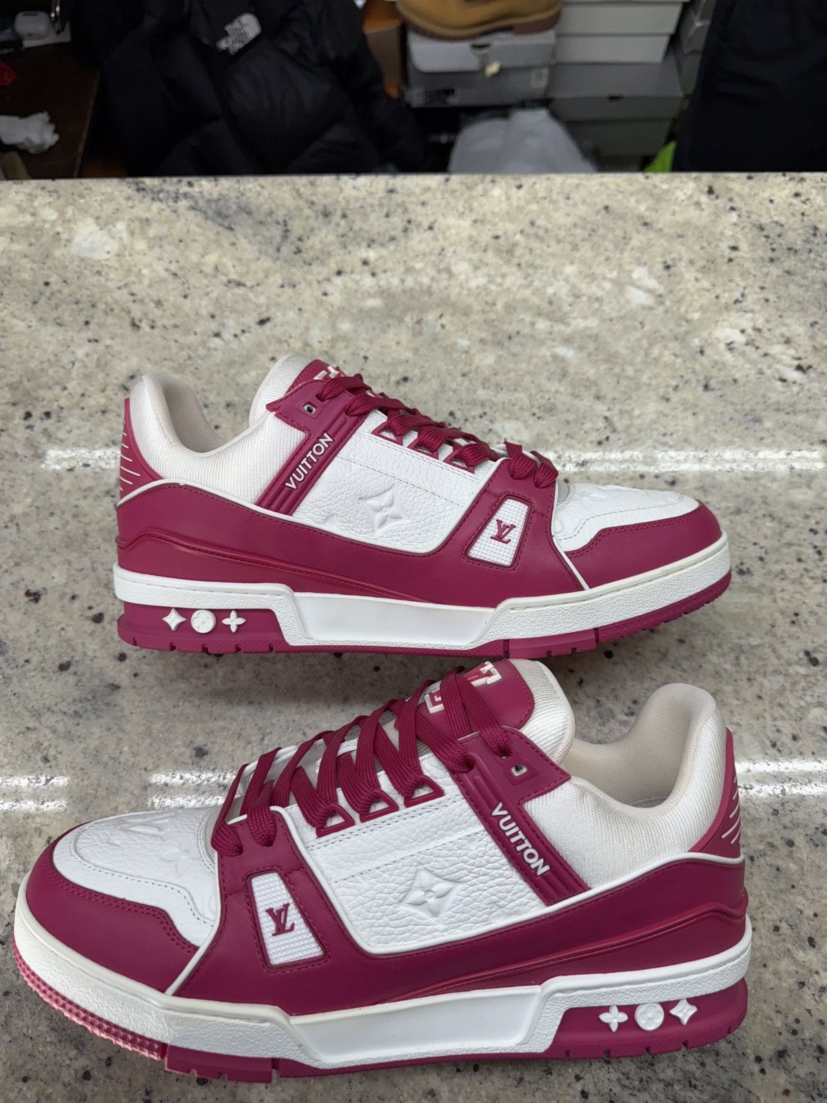 Louis Vuitton Louis Vuitton Pink Trainers Size US 9 / EU 42 - 1 Thumbnail