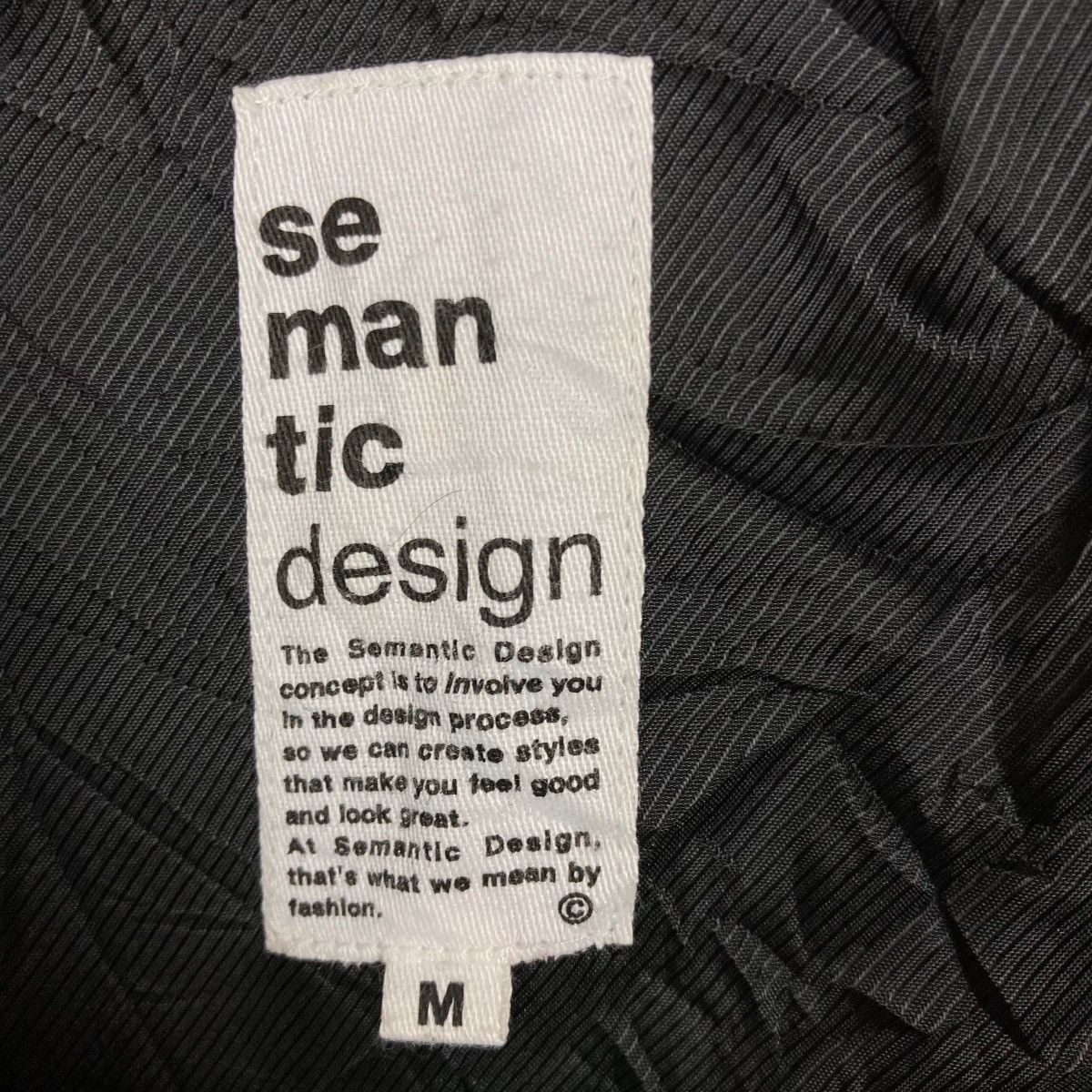 Vintage Vintage The Semantic Design Flat Button Velvet Coat Blazer Size US M / EU 48-50 / 2 - 5 Thumbnail