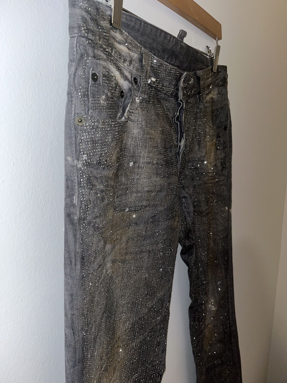 Dsquared2 Dsqaured Glitter Jeans 2010 Size US 32 / EU 48 - 3 Thumbnail