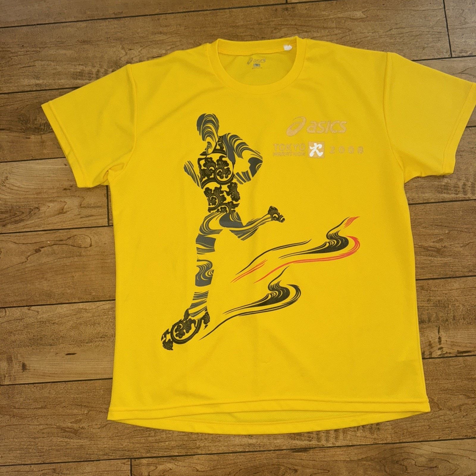 Asics 2008 Asics Tokyo Marathon T-Shirt Yellow Med 20x24 Size US M / EU 48-50 / 2 - 1 Thumbnail
