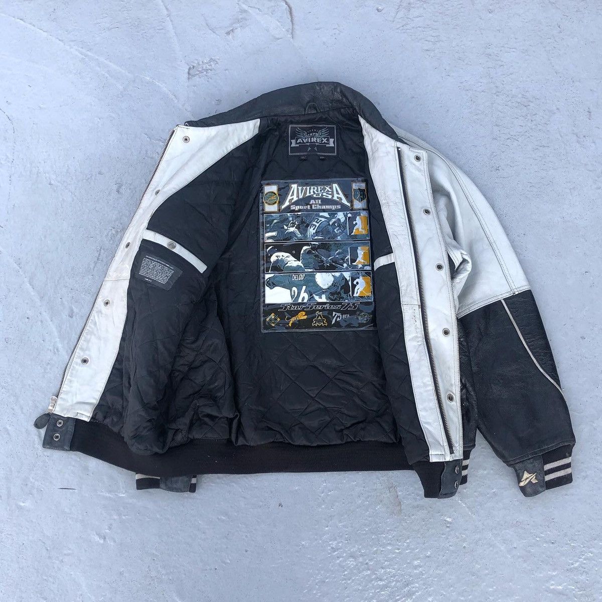Avirex × Japanese Brand × Vintage Avirex 75ers Vintage 90’s Leather Jacket Size US XXL / EU 58 / 5 - 2 Thumbnail