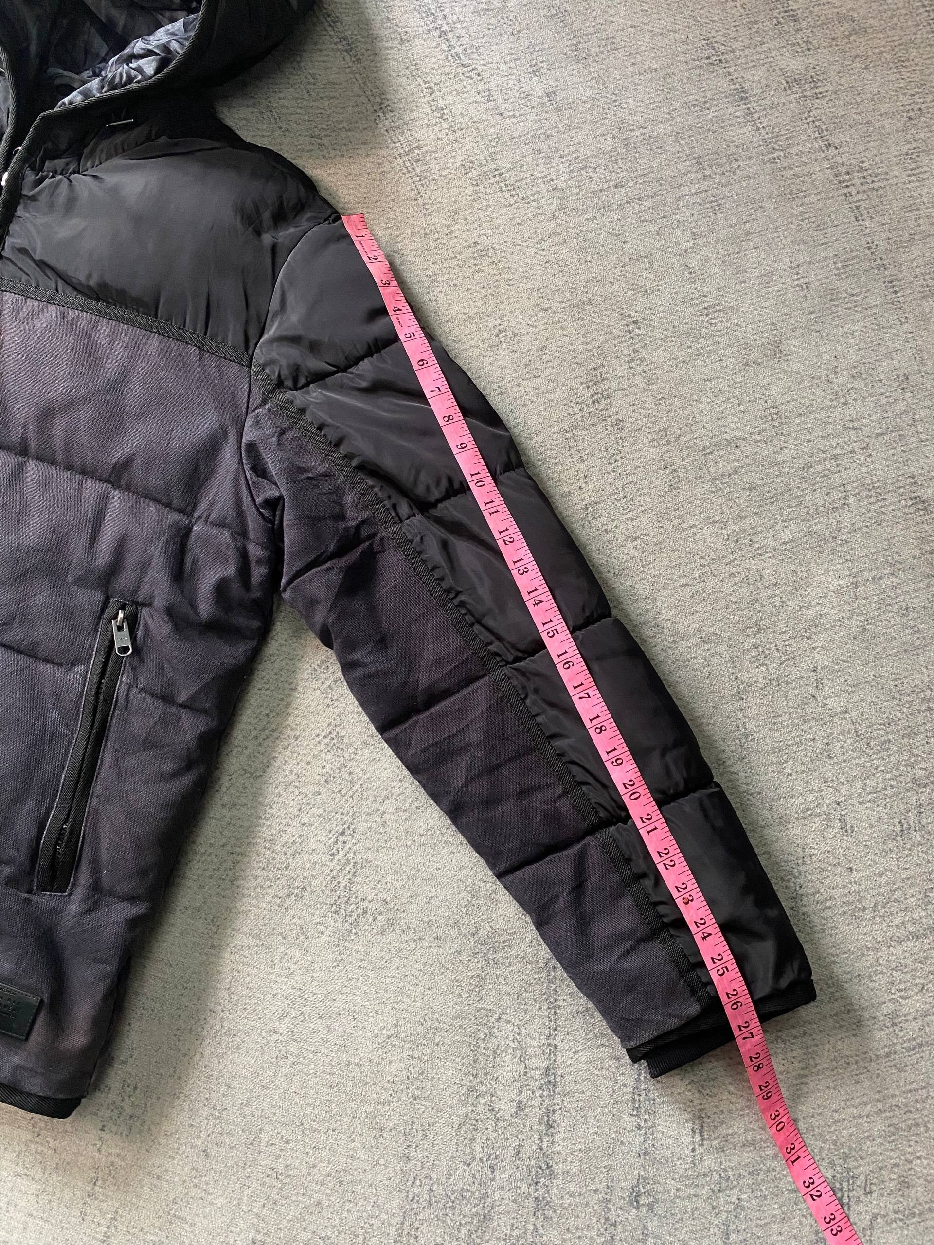 Zara Zara Man Denim Puffer Jacket Navy Black Size US XL / EU 56 / 4 - 13 Thumbnail