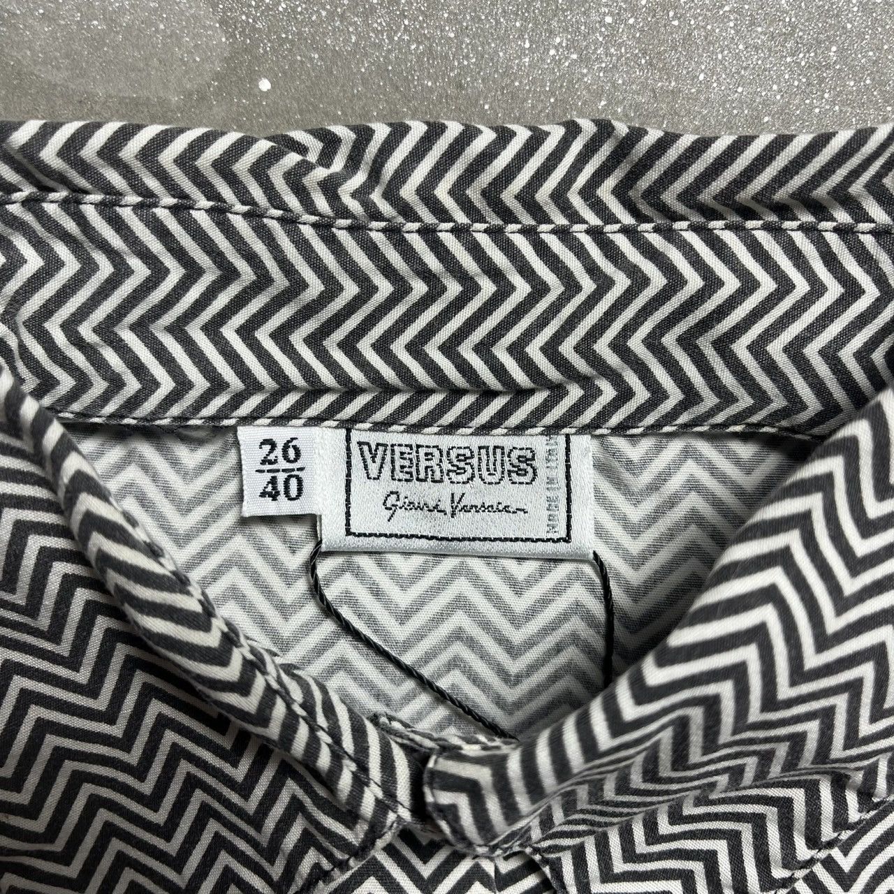 Versace × Versus Versus Chevron Shirt Size US M / EU 48-50 / 2 - 2 Thumbnail