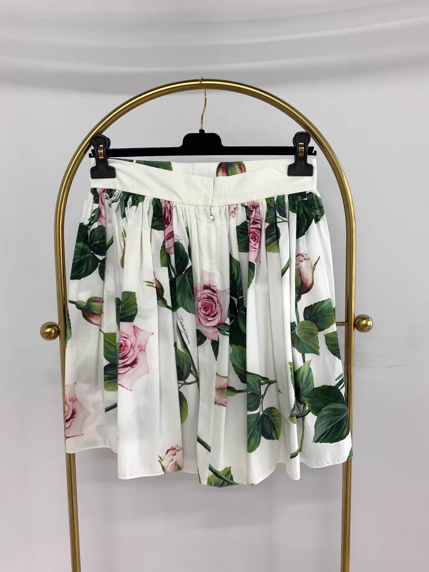 Dolce & Gabbana Dolce&Gabbana white printed skirt 40 new Size 27" / US 4 / IT 40 - 3 Thumbnail