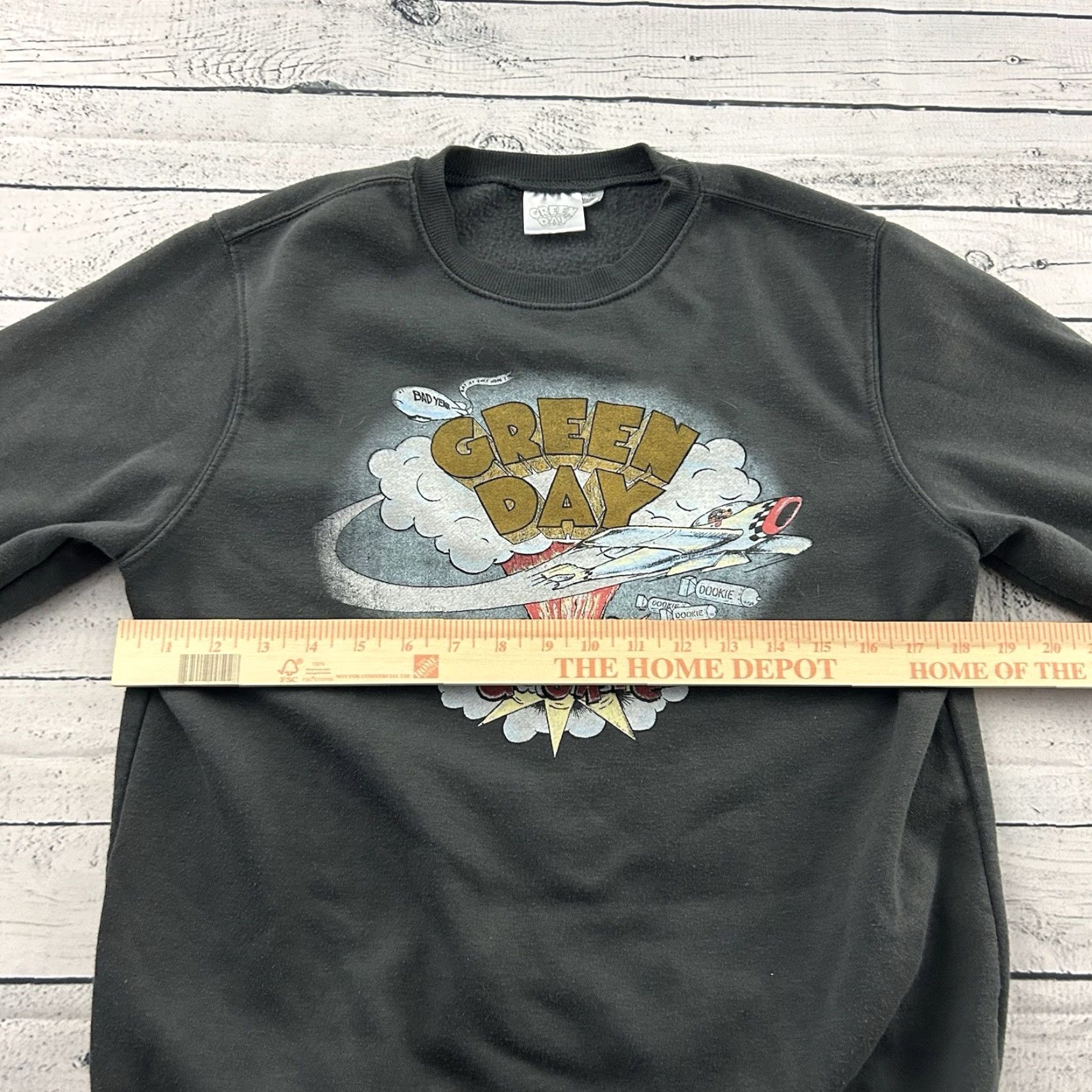 Vintage Green Day Dookie Pullover Sweatshirt Men’s Small Gray Shirt Size US S / EU 44-46 / 1 - 3 Thumbnail