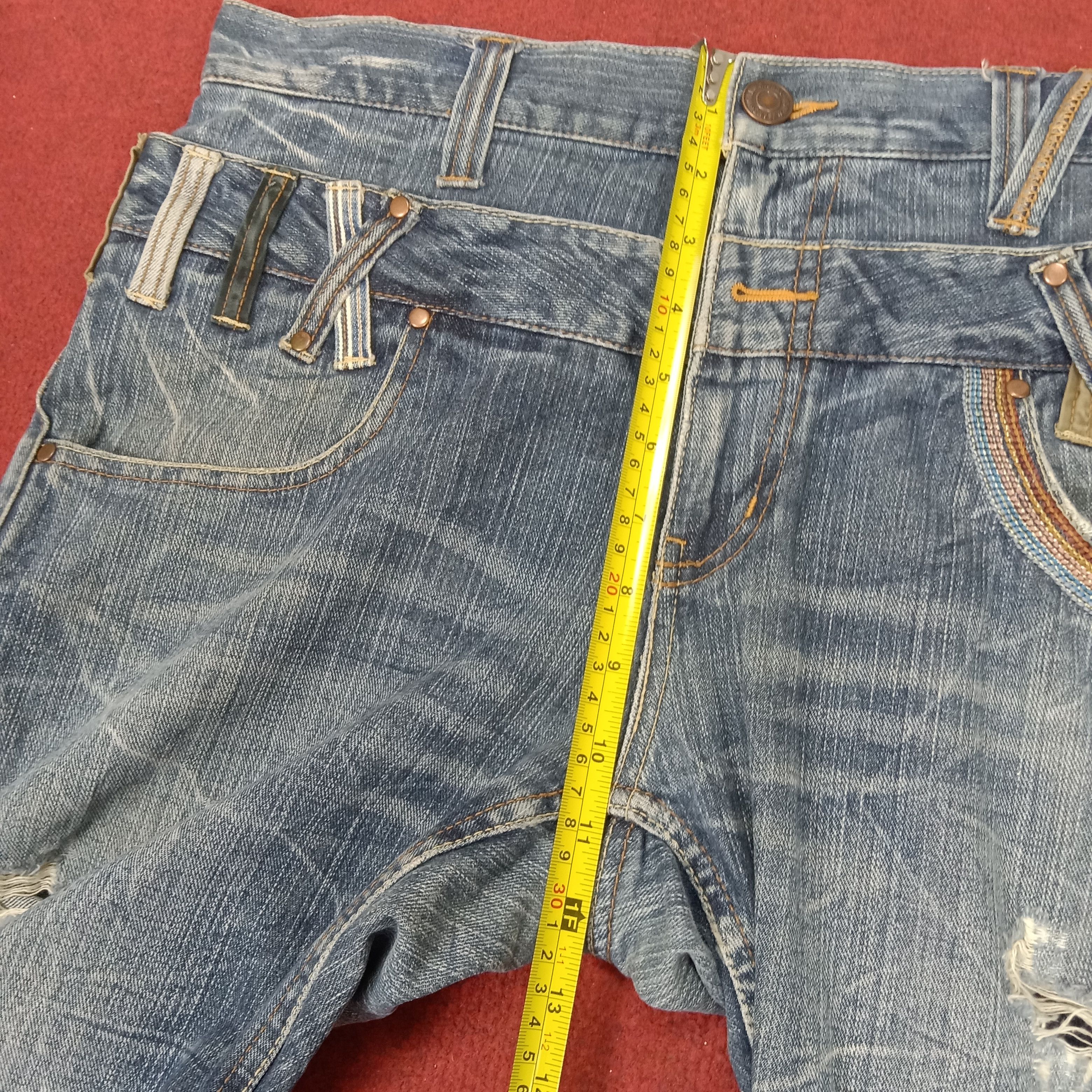 Vintage Dominate Handcrafted Jeans Double Waist Style Jeans Fashion Size US 34 / EU 50 - 8 Thumbnail