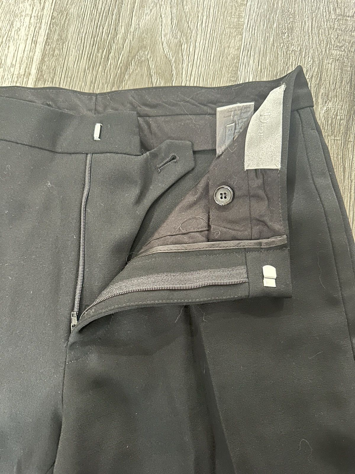 Dior Dior Homme AW03 Luster Runway Tuxedo Pants - Black Size 44L - 4 Thumbnail
