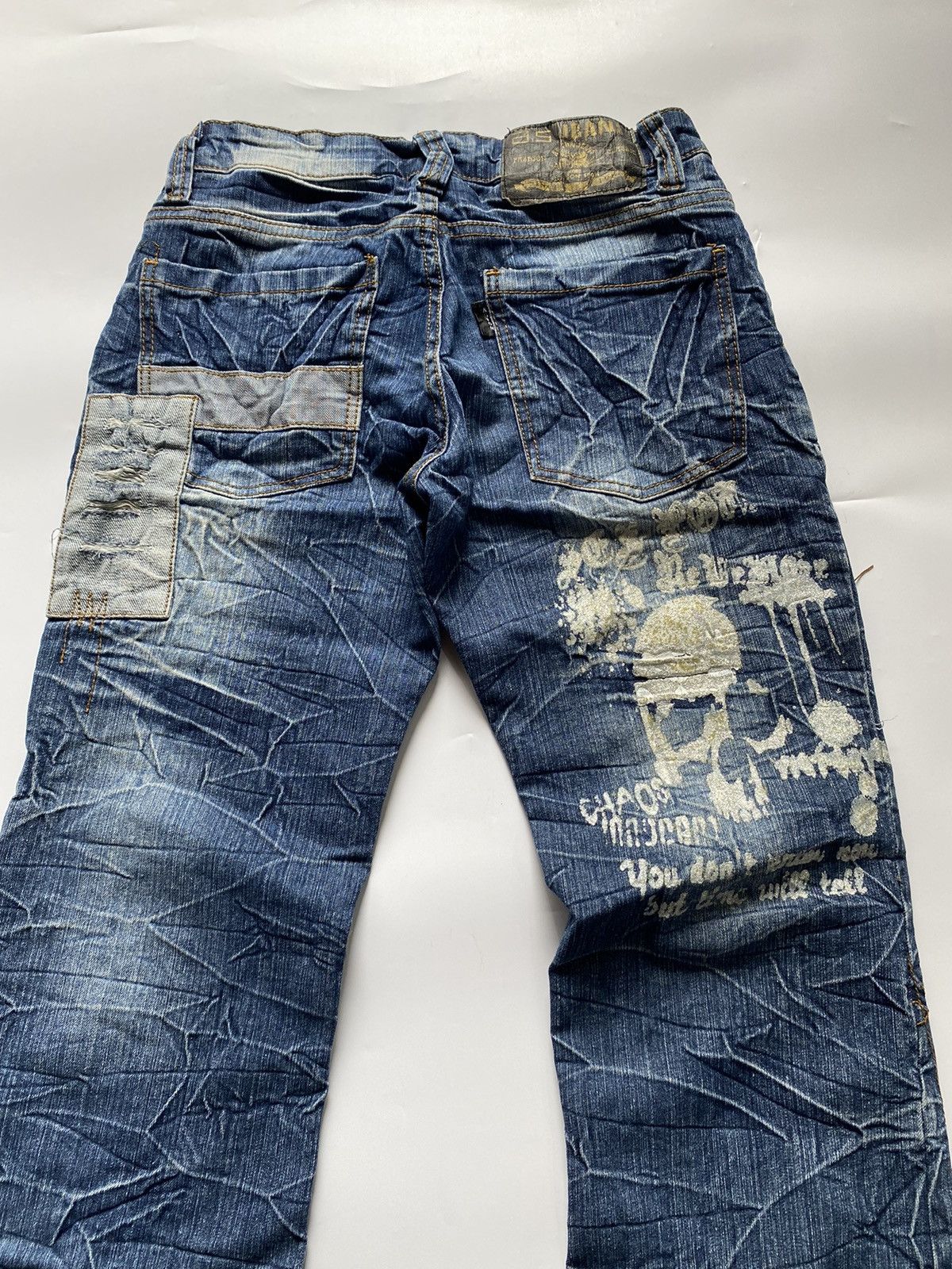 If Six Was Nine × Japanese Brand × Le Grande Bleu (L.G.B.) Flared distressed A.5 jeans japanese brand style Size US 28 / EU 44 - 6 Thumbnail