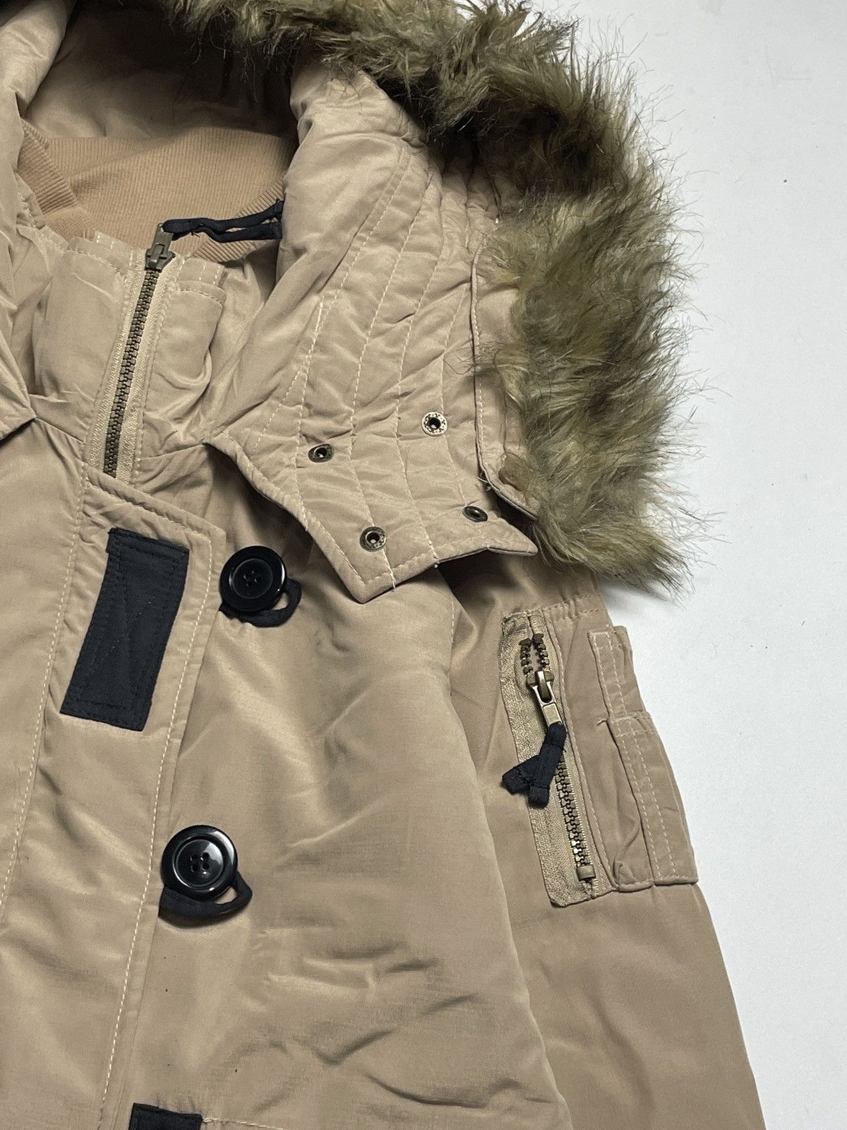 Angel Blue 2000’s Pink Latte - Studded Parka Jacket Size US M / EU 48-50 / 2 - 13 Thumbnail