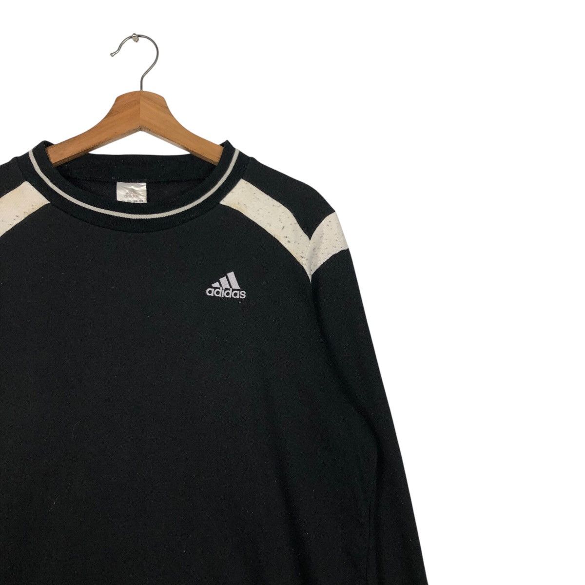 Adidas 📌Vintage Long Sleeve Sweatshirt Adidas Big Logo Size US L / EU 52-54 / 3 - 7 Thumbnail