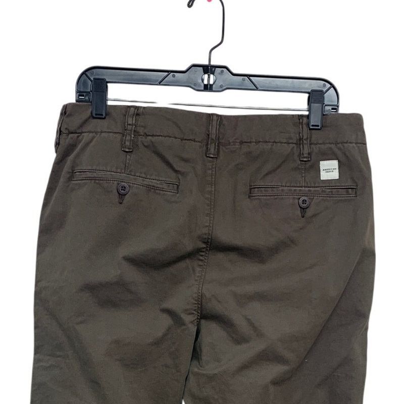 American Eagle Outfitters New American Eagle Mens Size 32 Straight Denim Brown Jeans Size US 32 / EU 48 - 4 Thumbnail
