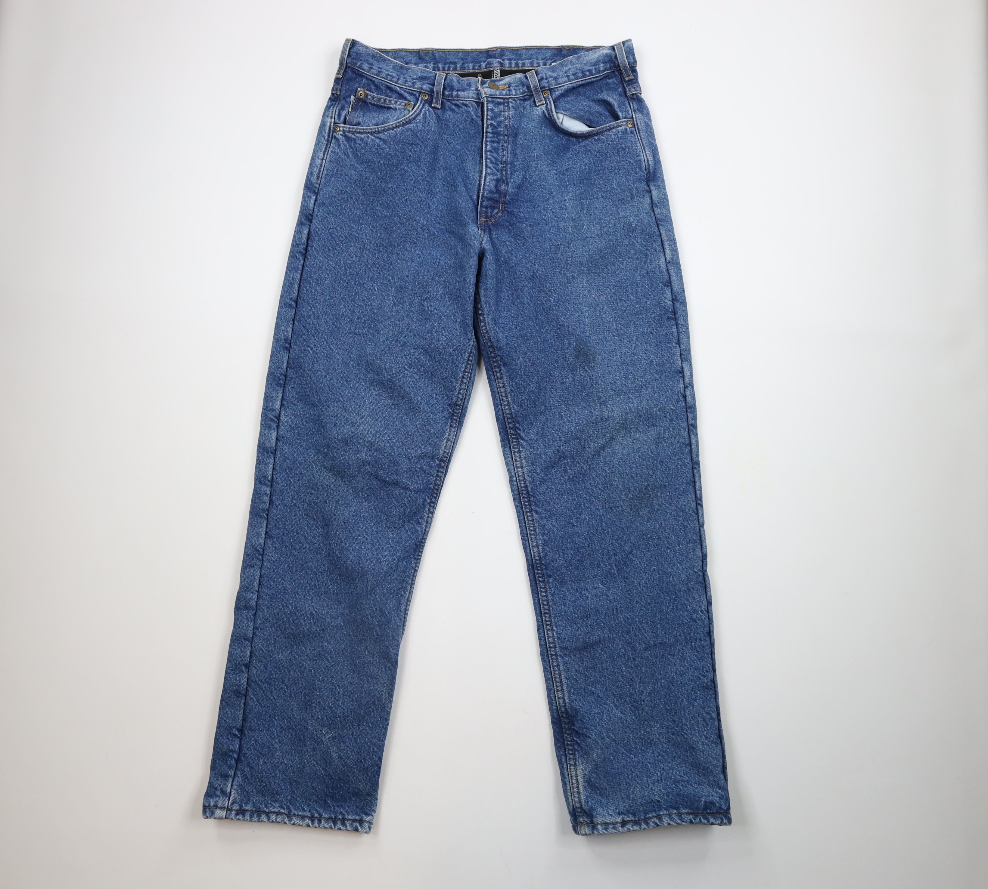 Carhartt × Vintage Vintage Carhartt Out Heavyweight Fleece Lined Jeans USA Size US 34 / EU 50 - 2 Thumbnail
